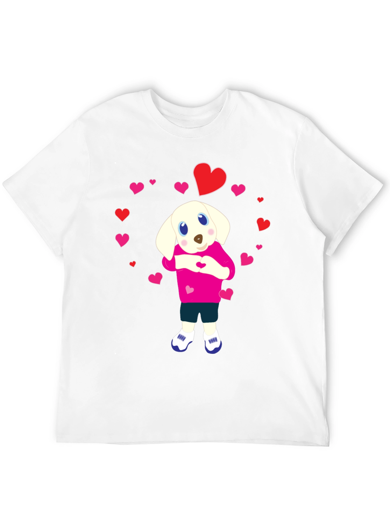 Dog Heart T-Shirt - Cute Puppy Love Design