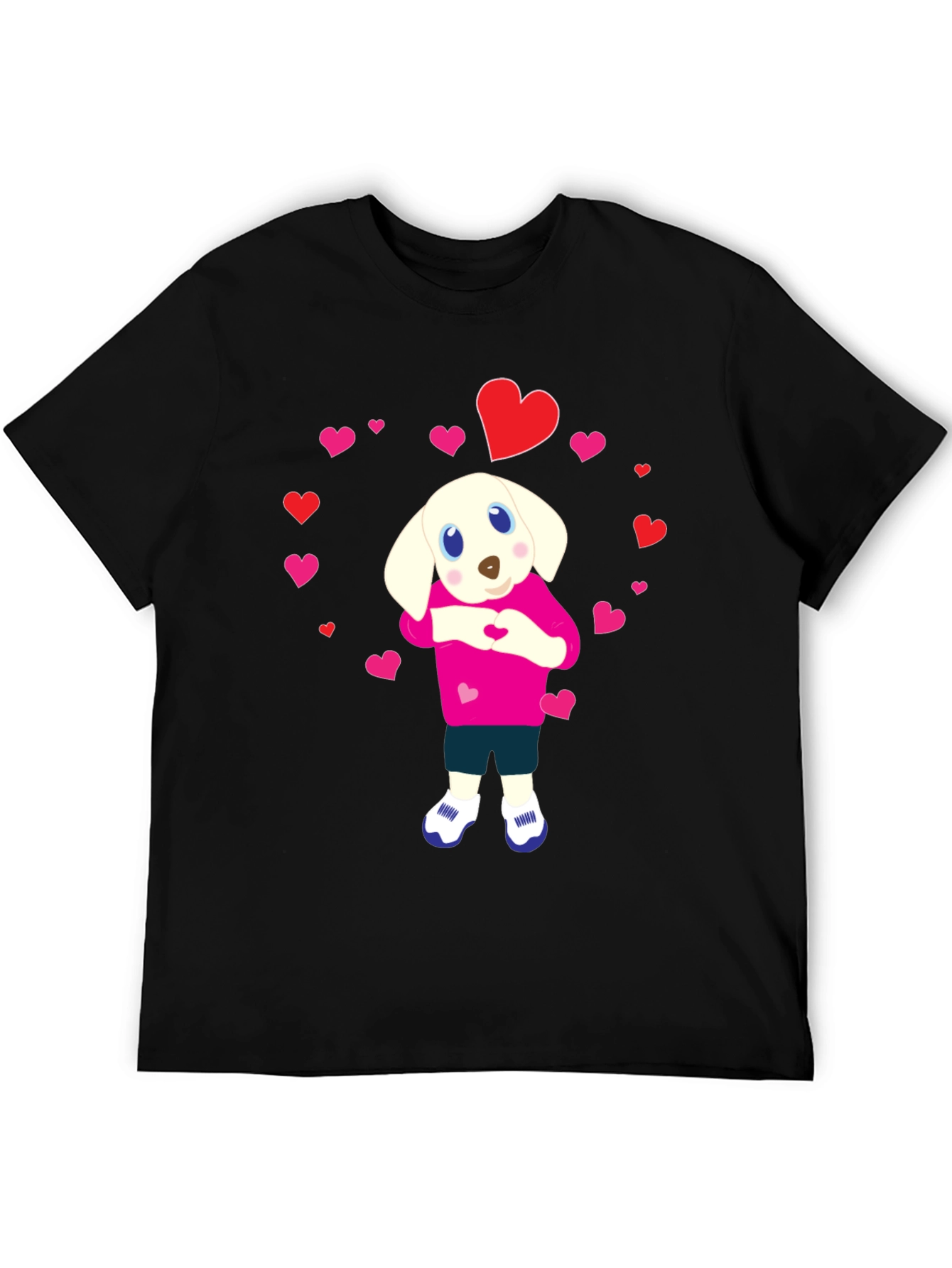 Dog Heart T-Shirt - Cute Puppy Love Design
