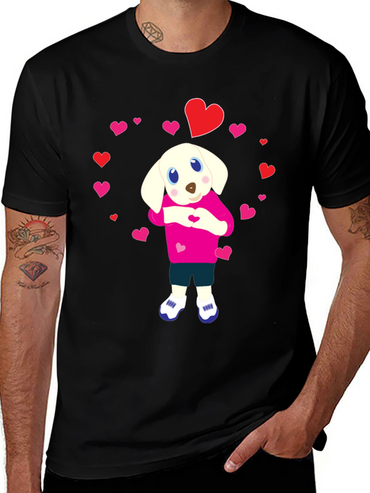 Dog Heart T-Shirt - Cute Puppy Love Design