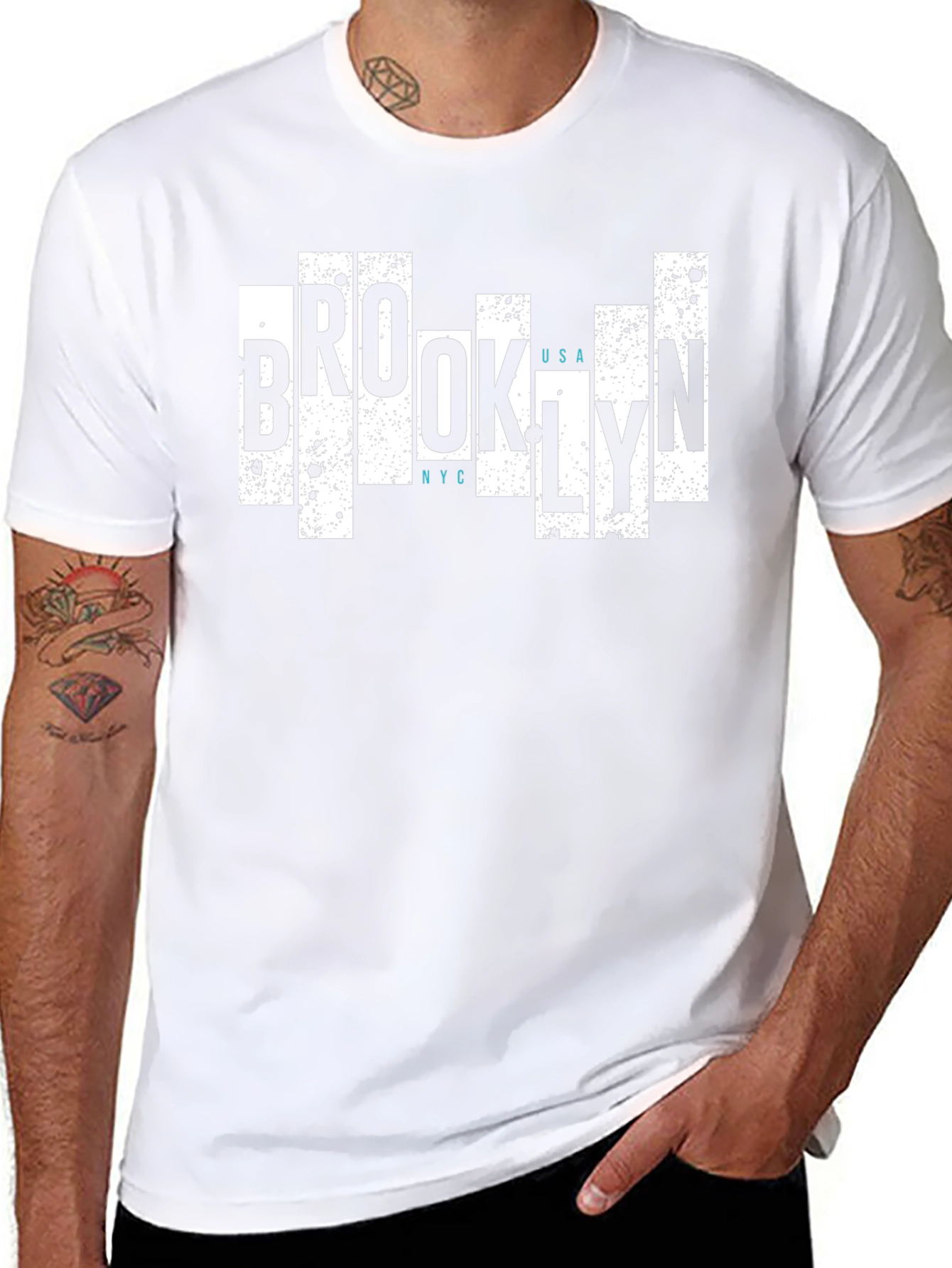 Brooklyn NYC Graphic T-Shirt - Trendy Streetwear