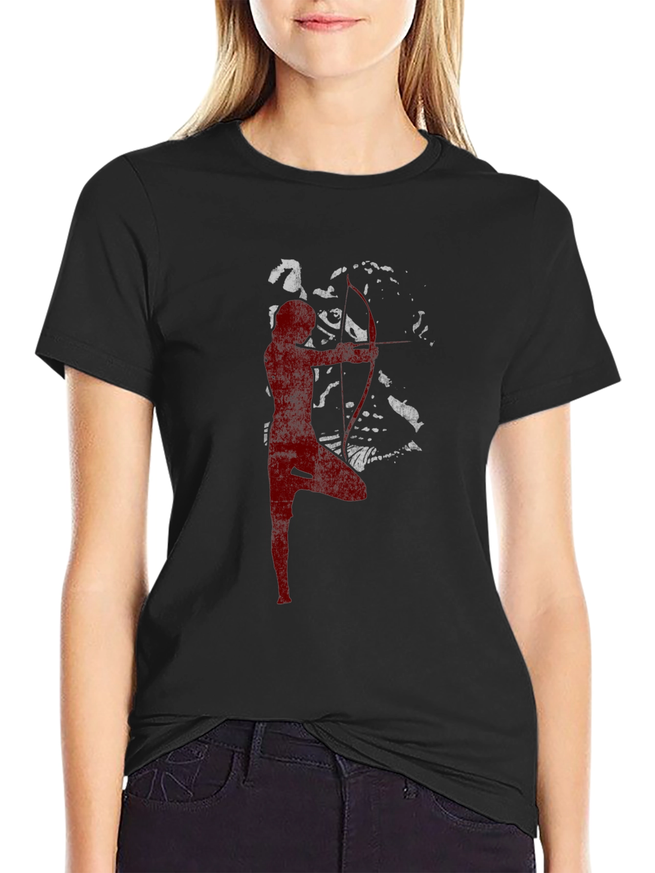Archer Silhouette Graphic Tee - Cool Casual Style