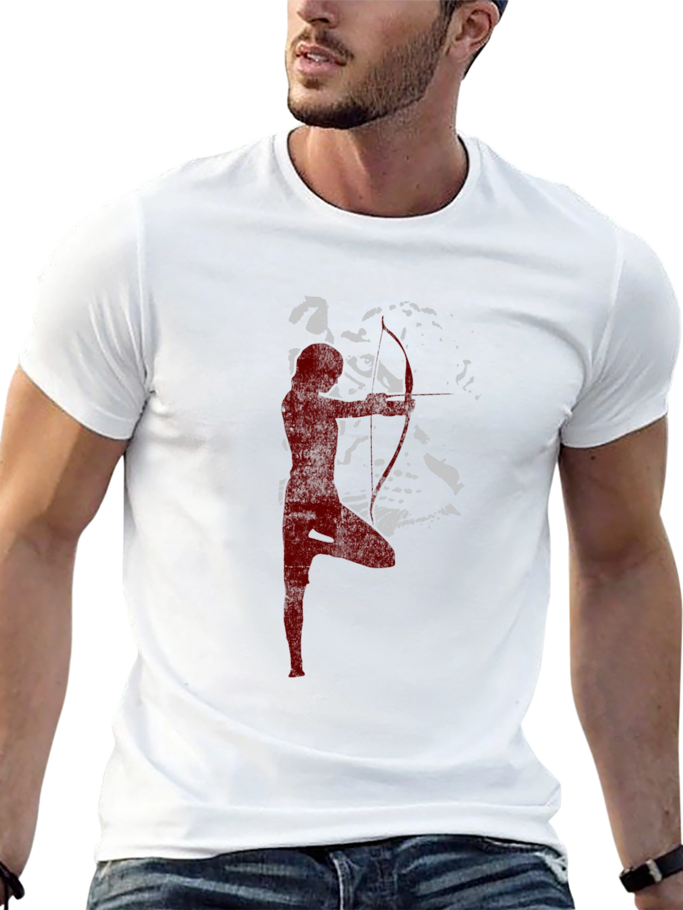 Archer Silhouette Graphic Tee - Cool Casual Style