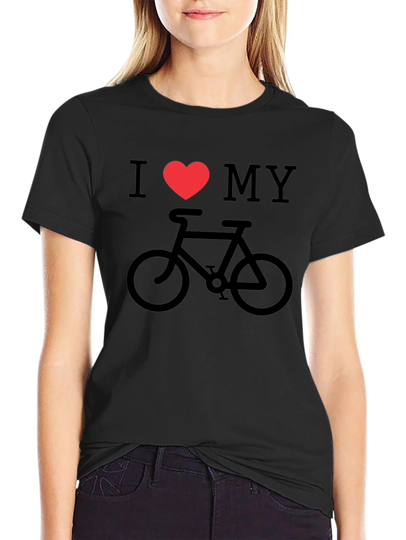I Heart My Bike Graphic Tee