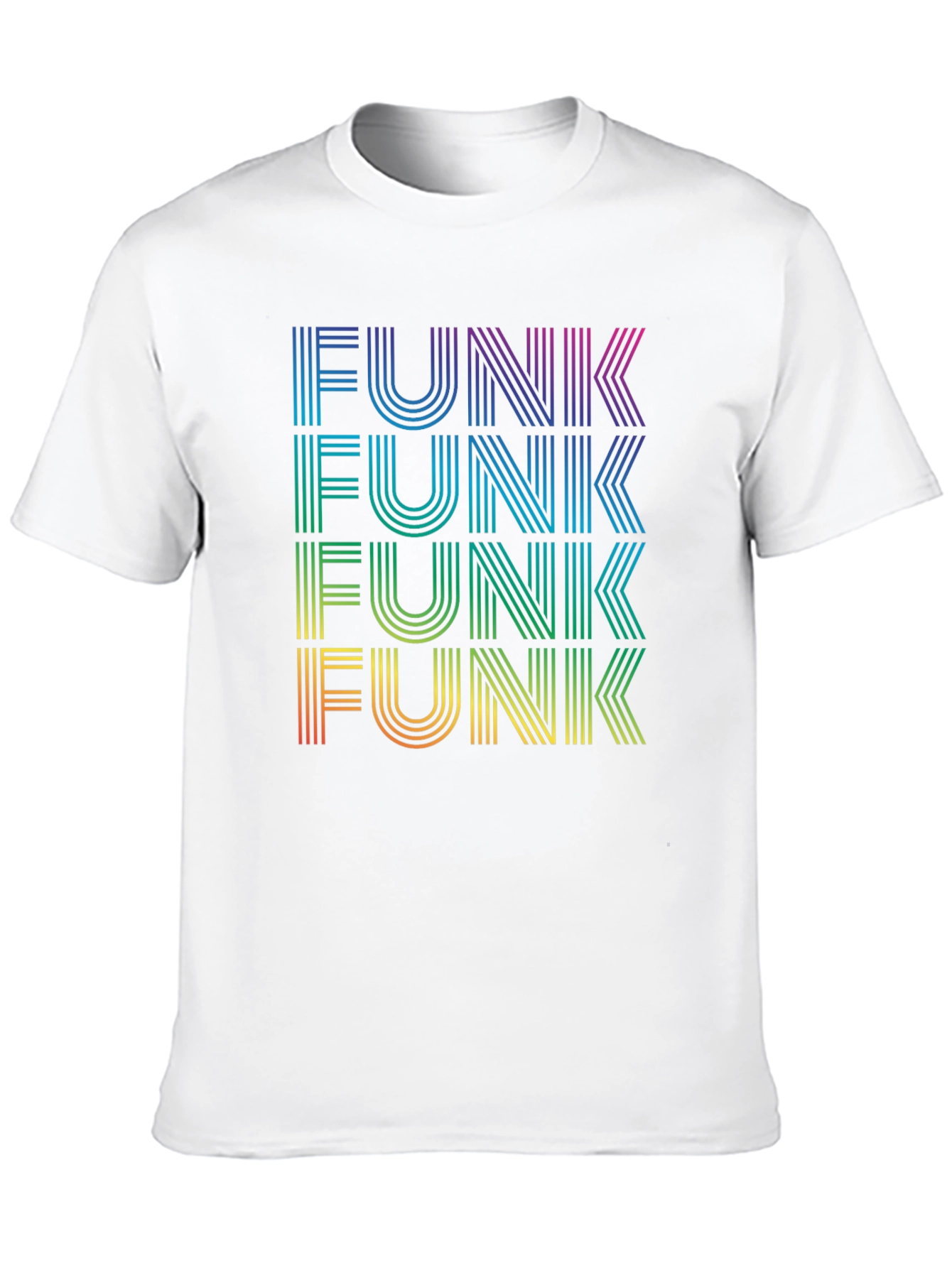 Retro Funk T-Shirt - Groovy Rainbow Graphic Tee