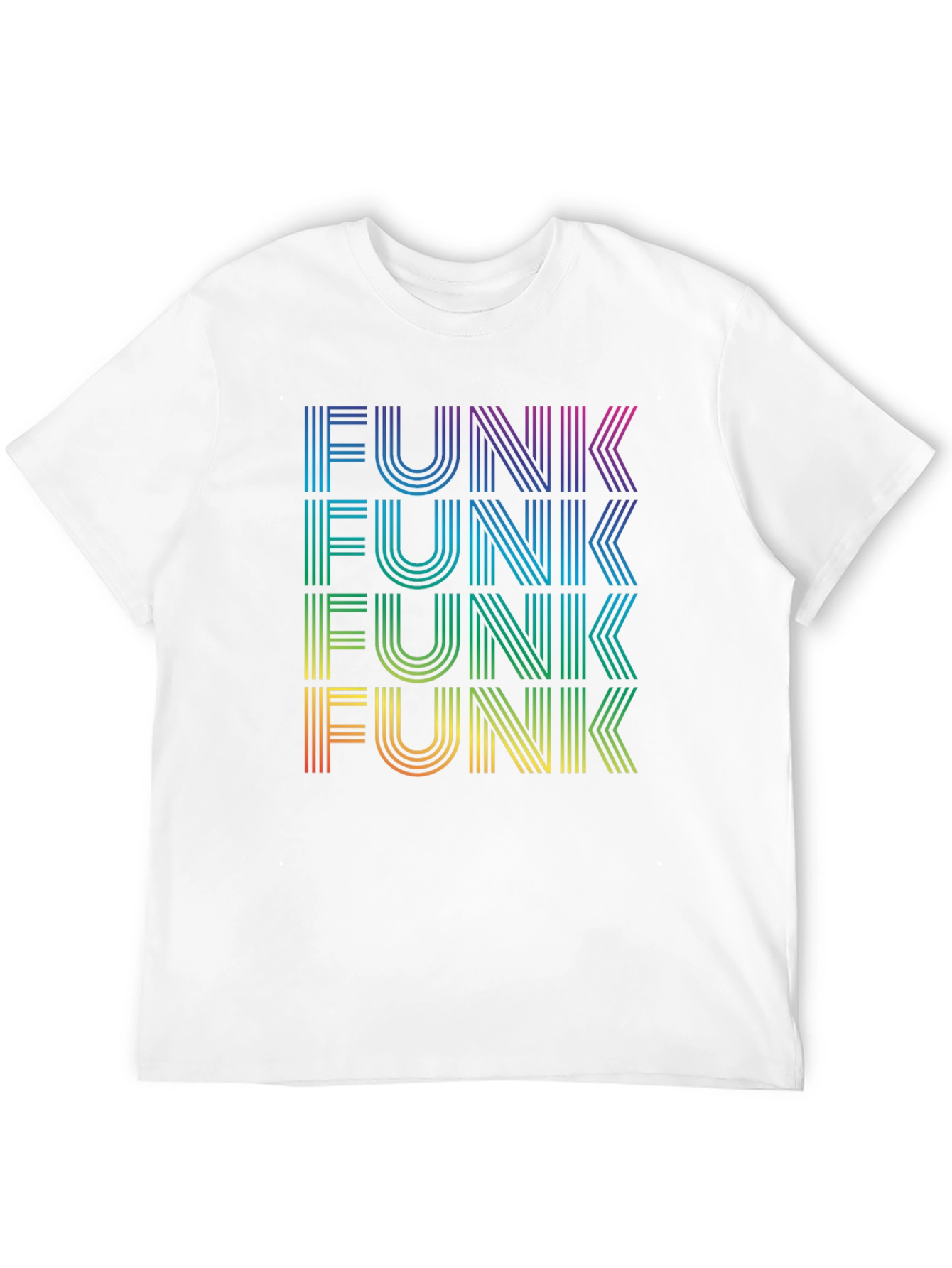 Retro Funk T-Shirt - Groovy Rainbow Graphic Tee