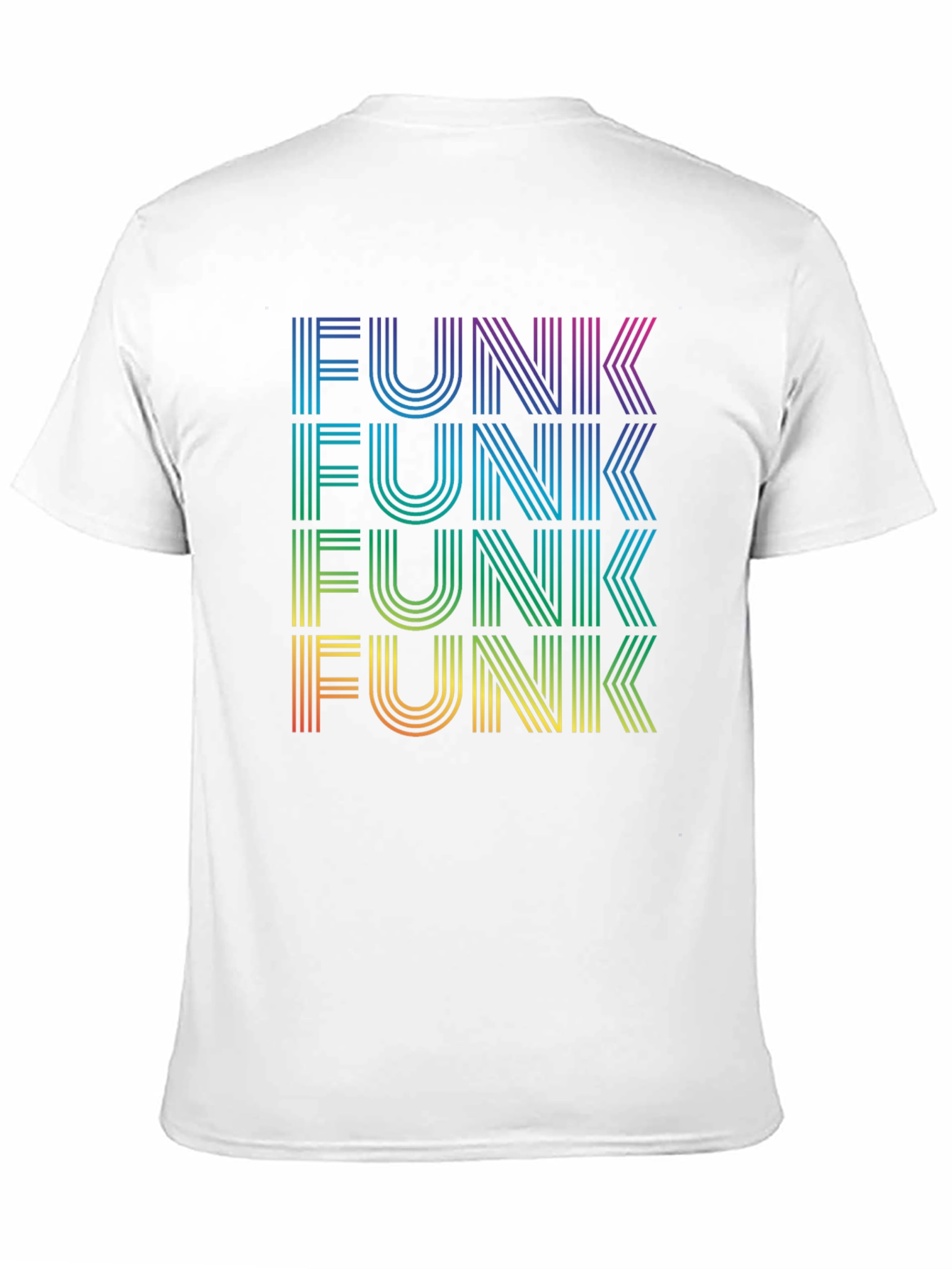 Retro Funk T-Shirt - Groovy Rainbow Graphic Tee
