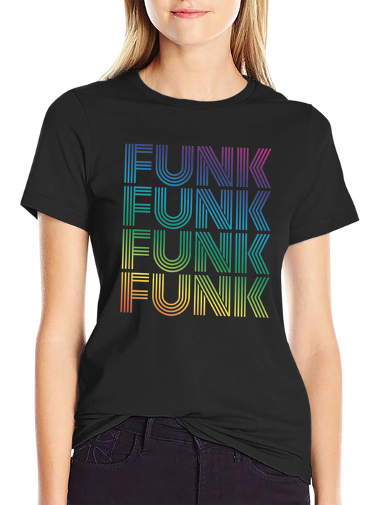 Retro Funk T-Shirt - Groovy Rainbow Graphic Tee
