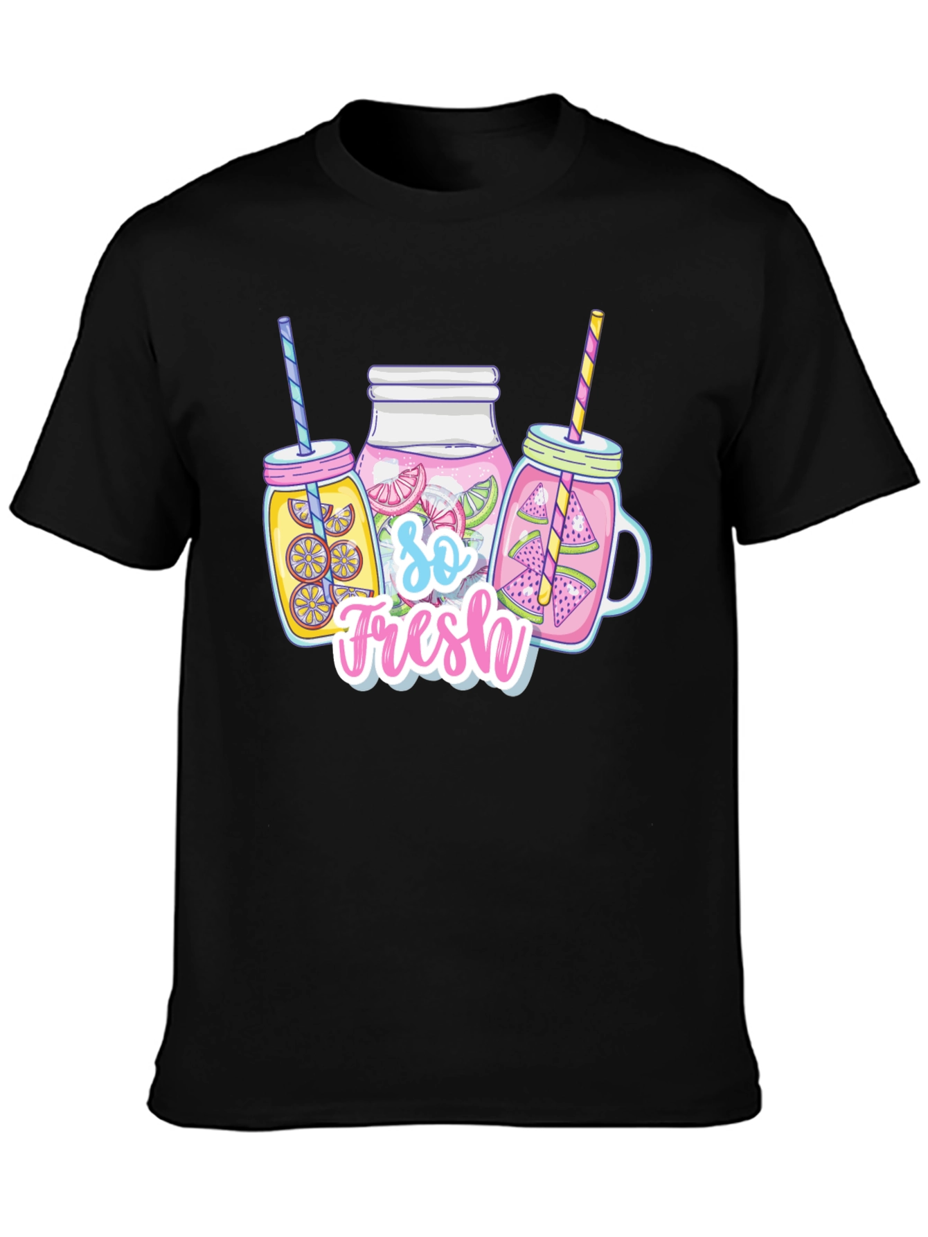 So Fresh Summer Drinks Graphic T-Shirt