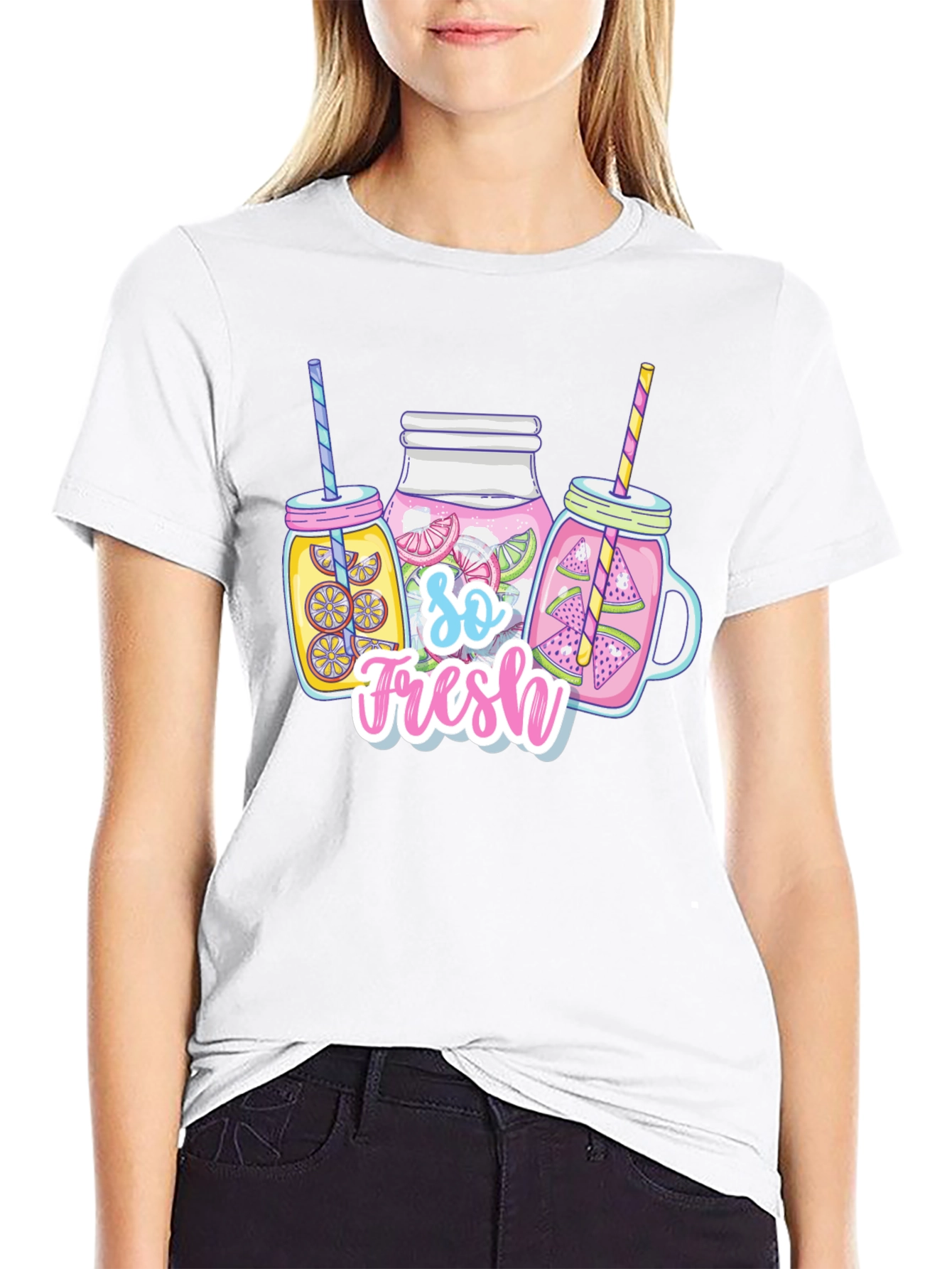 So Fresh Summer Drinks Graphic T-Shirt