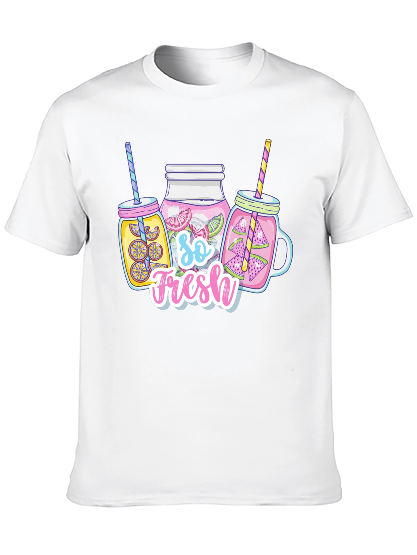 So Fresh Summer Drinks Graphic T-Shirt
