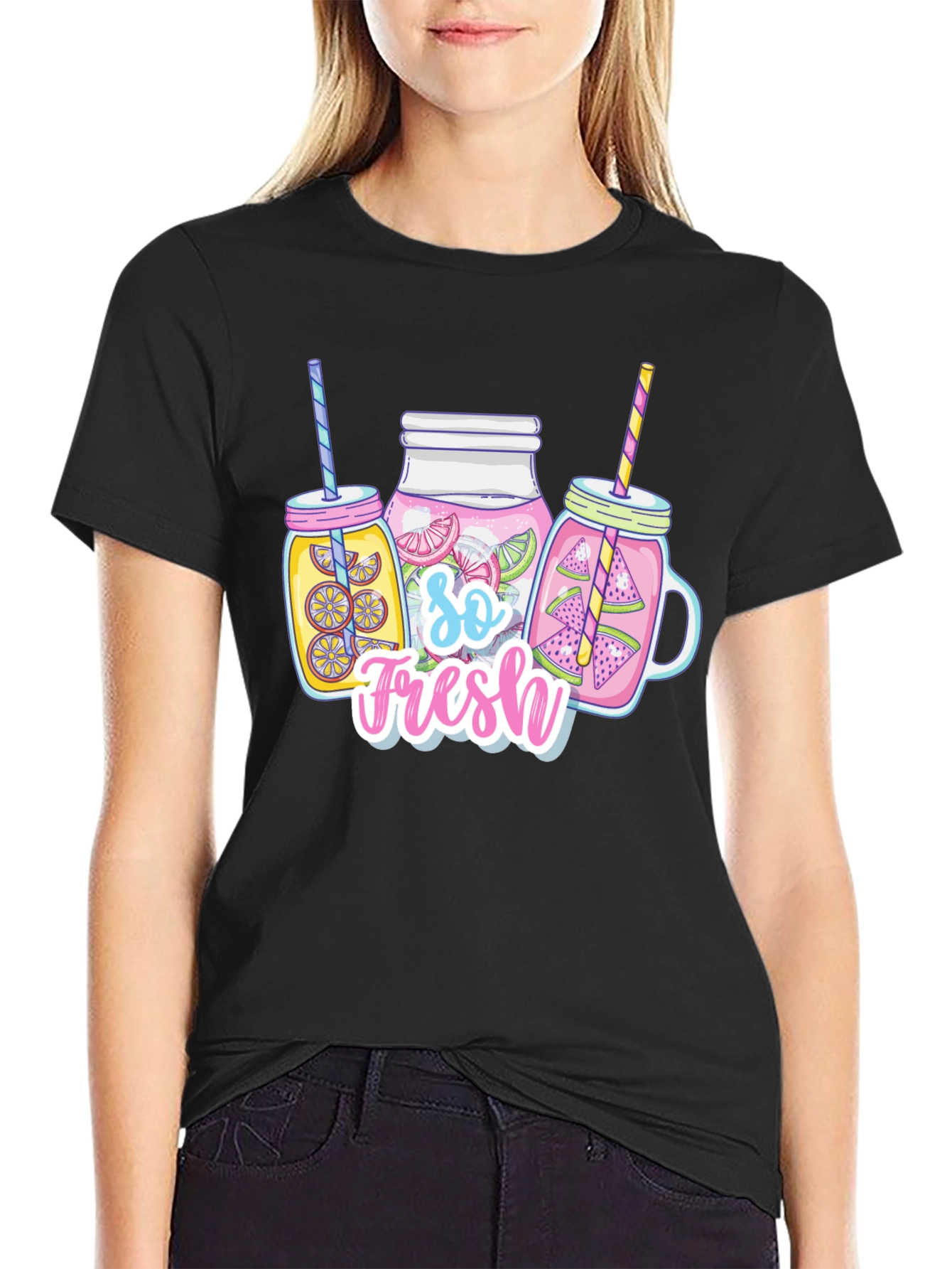So Fresh Summer Drinks Graphic T-Shirt