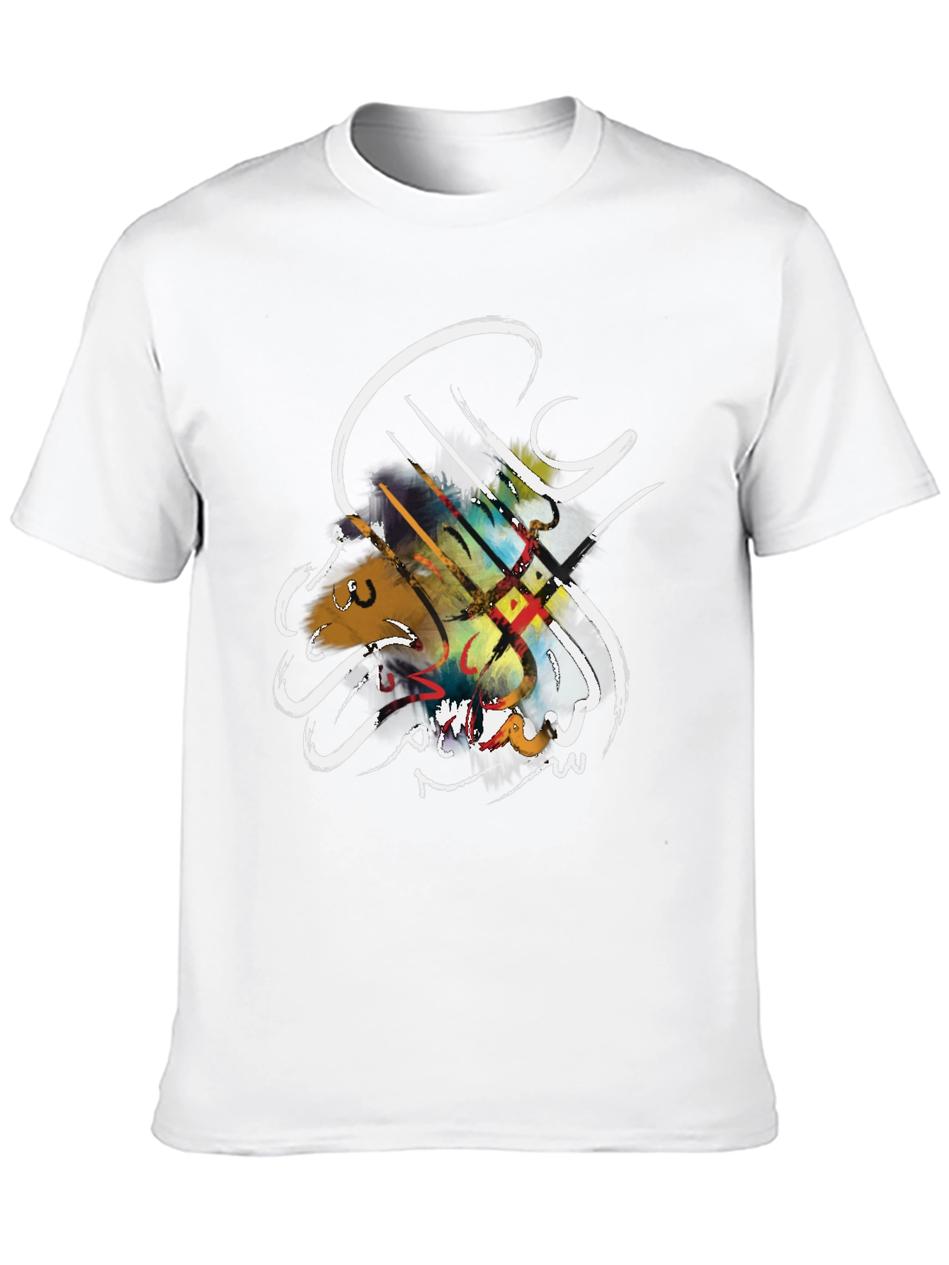 Artistic Calligraphy T-Shirt - Modern Design