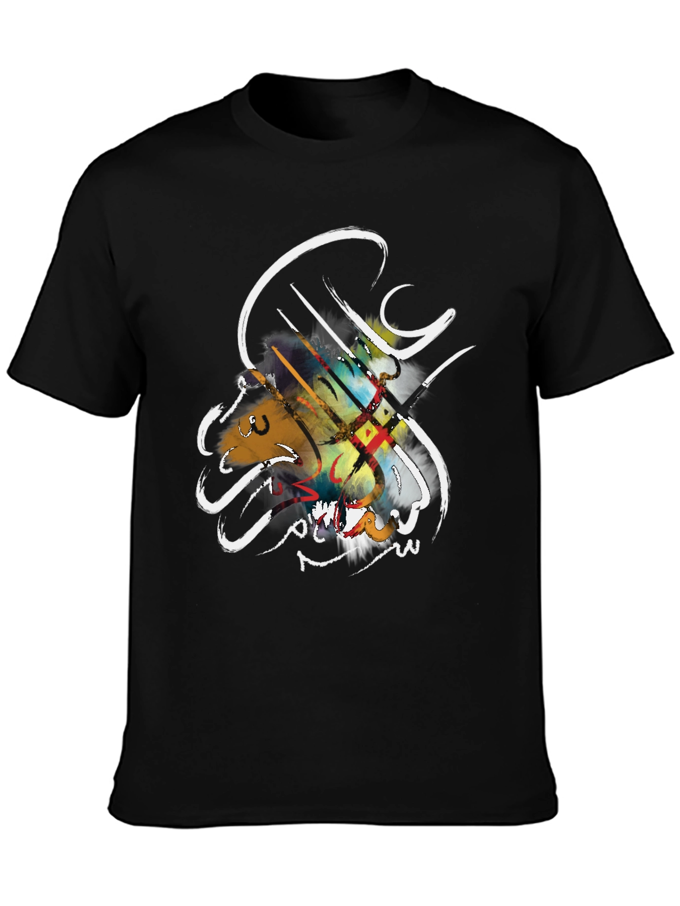 Artistic Calligraphy T-Shirt - Modern Design