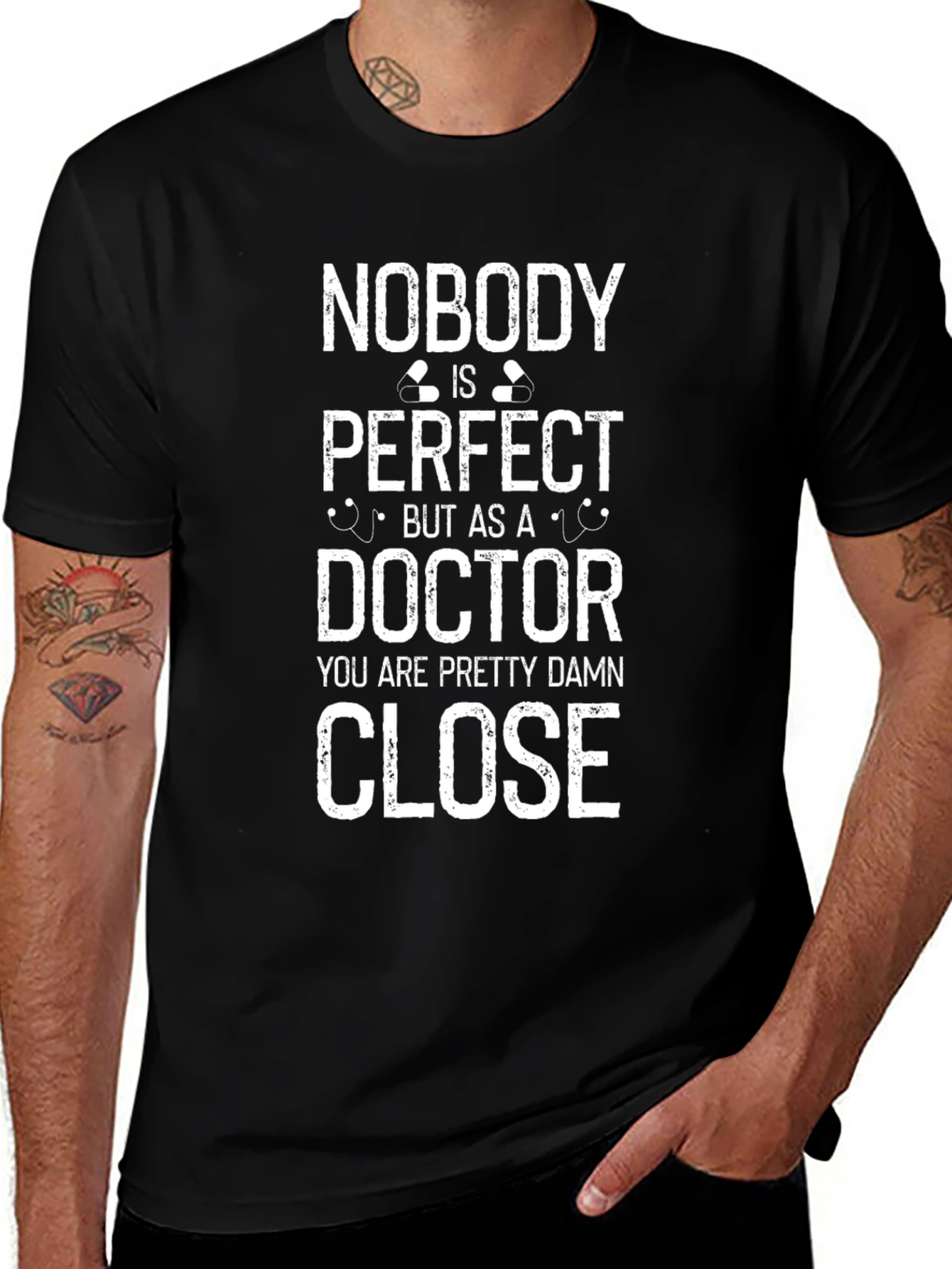 Nobodys Perfect Doctor T-Shirt