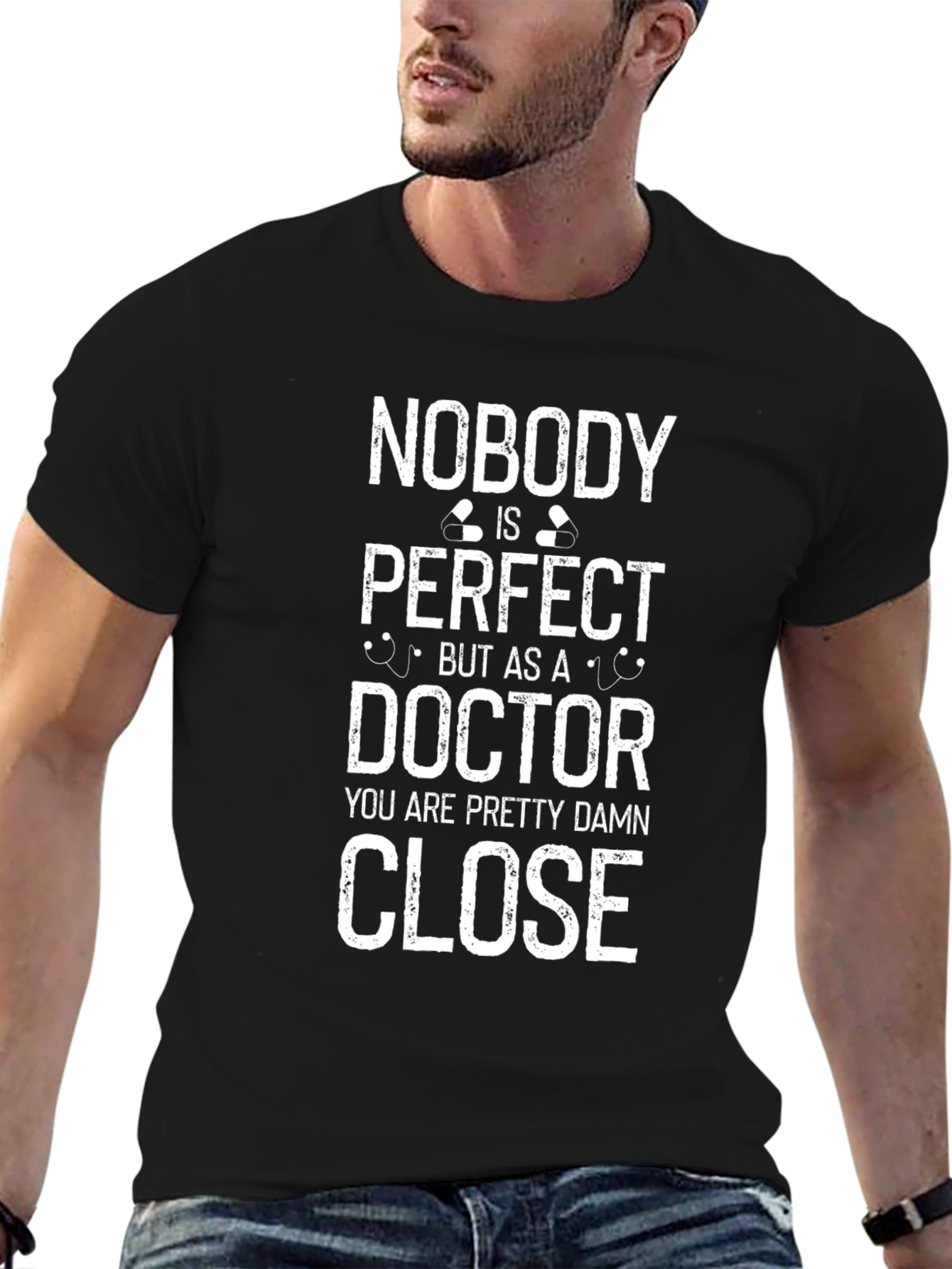 Nobodys Perfect Doctor T-Shirt