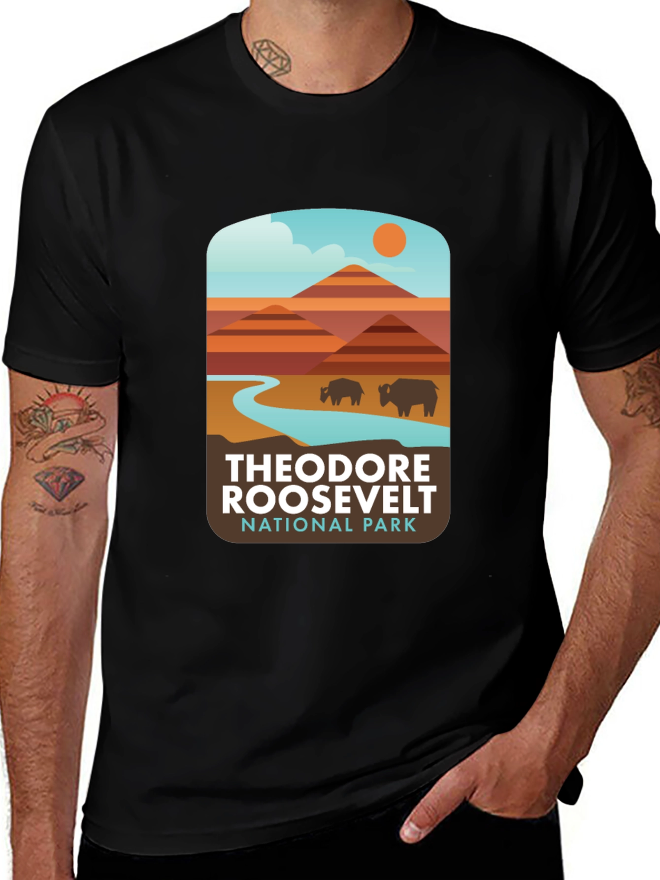 Theodore Roosevelt National Park Graphic T-Shirt