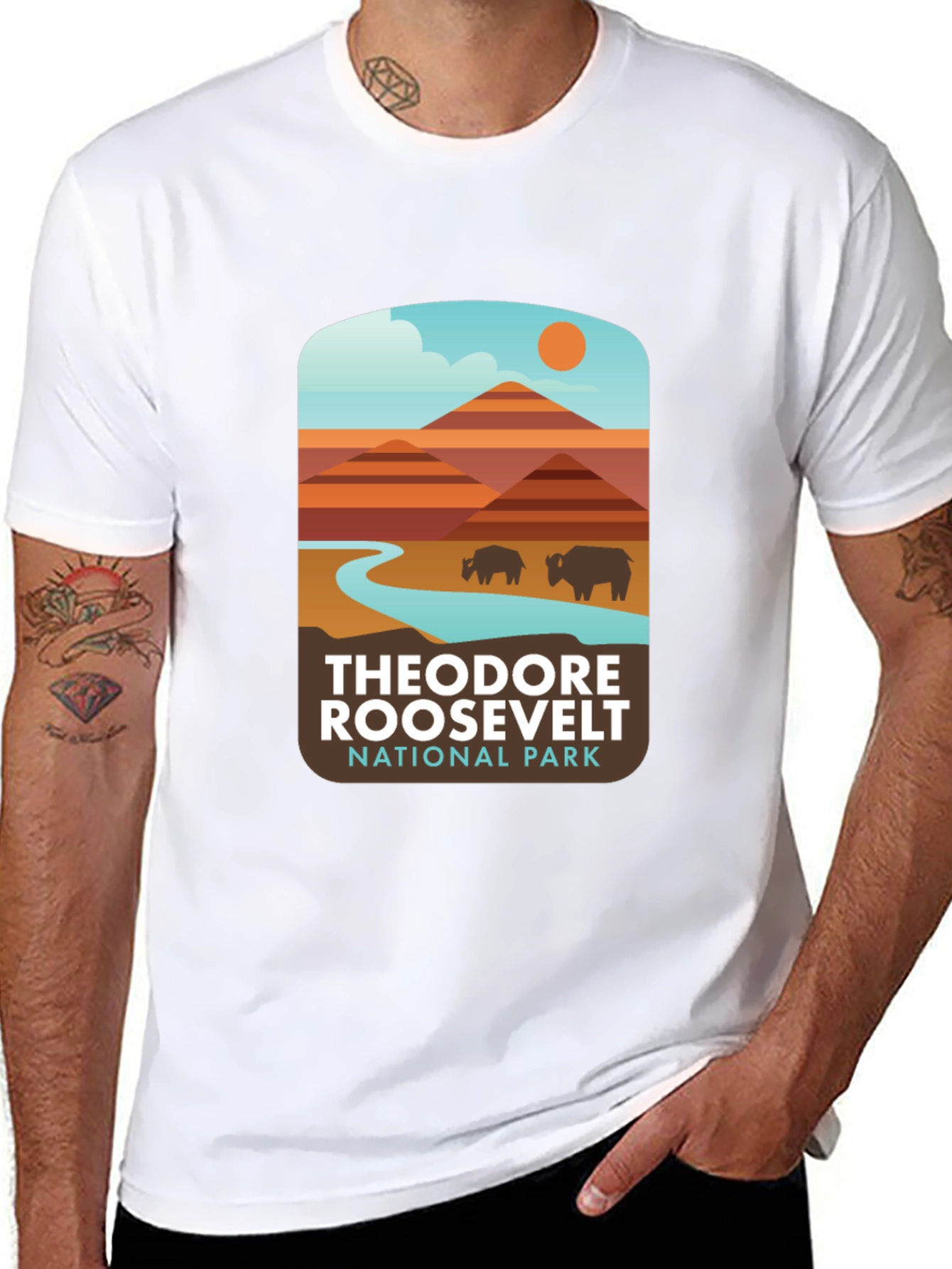 Theodore Roosevelt National Park Graphic T-Shirt