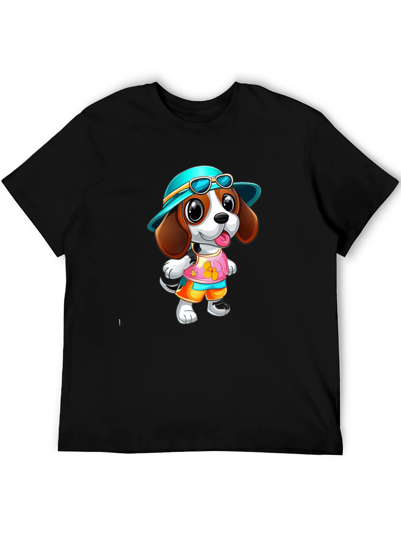 Cartoon Dog T-Shirt - Cute Pet Graphic Tee
