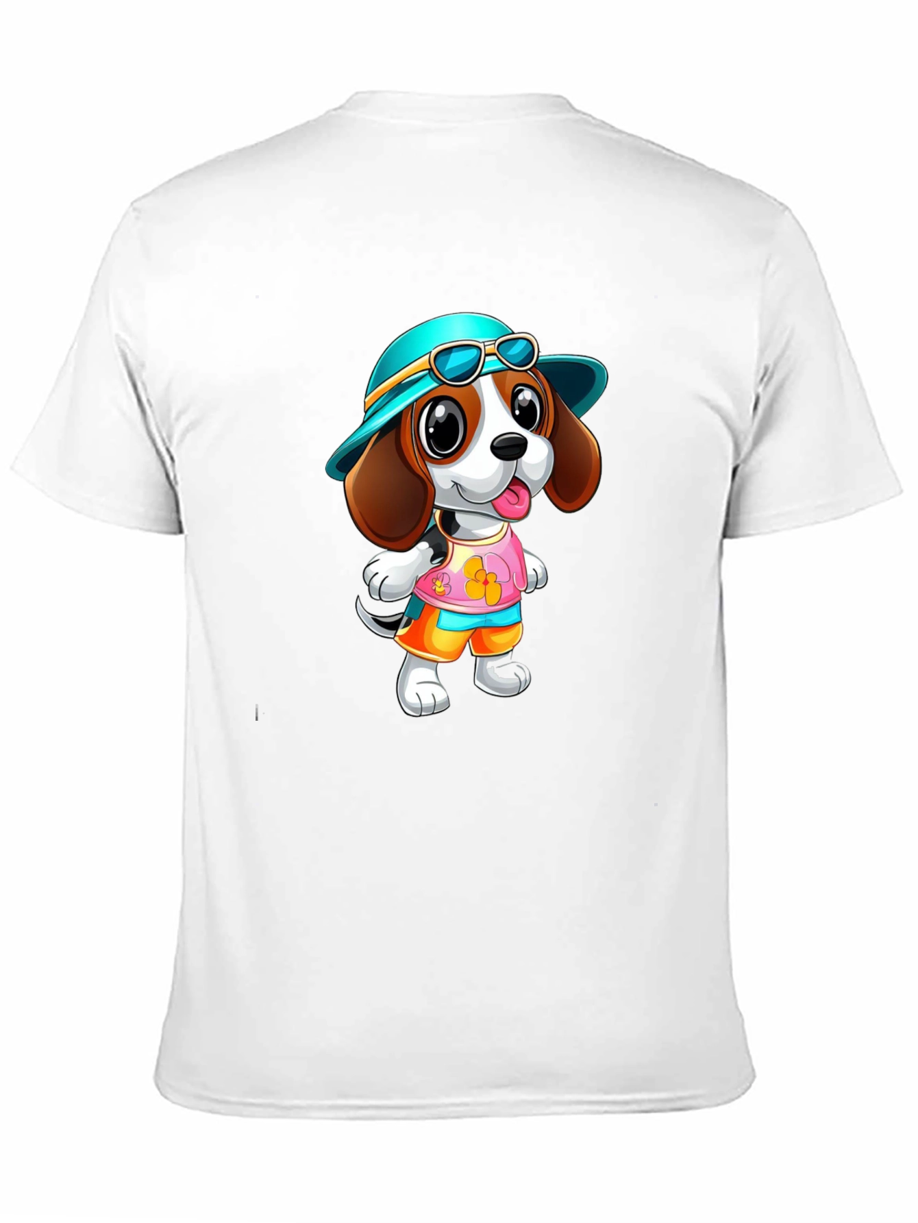 Cartoon Dog T-Shirt - Cute Pet Graphic Tee