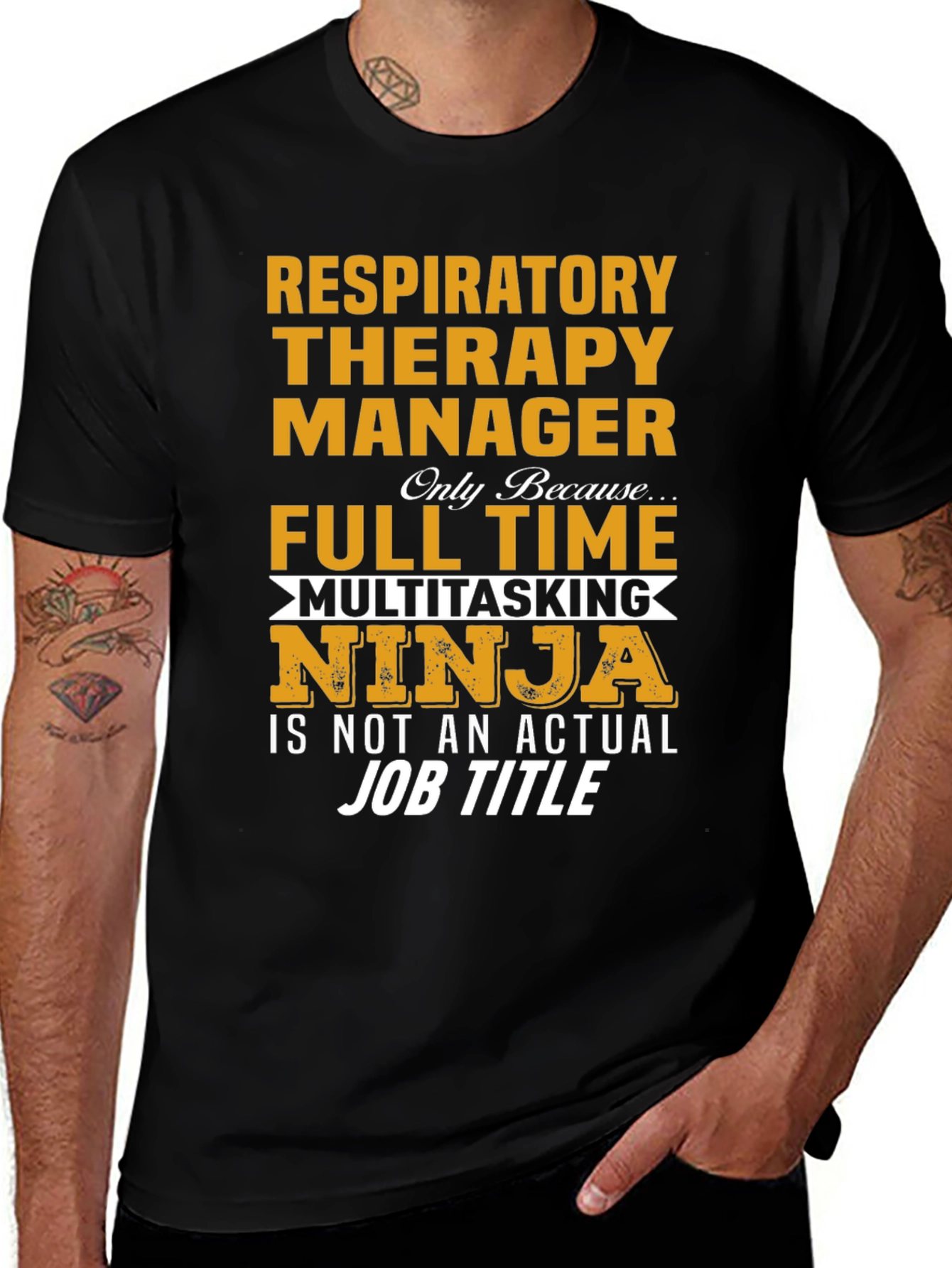 Respiratory Therapy Manager Ninja T-Shirt