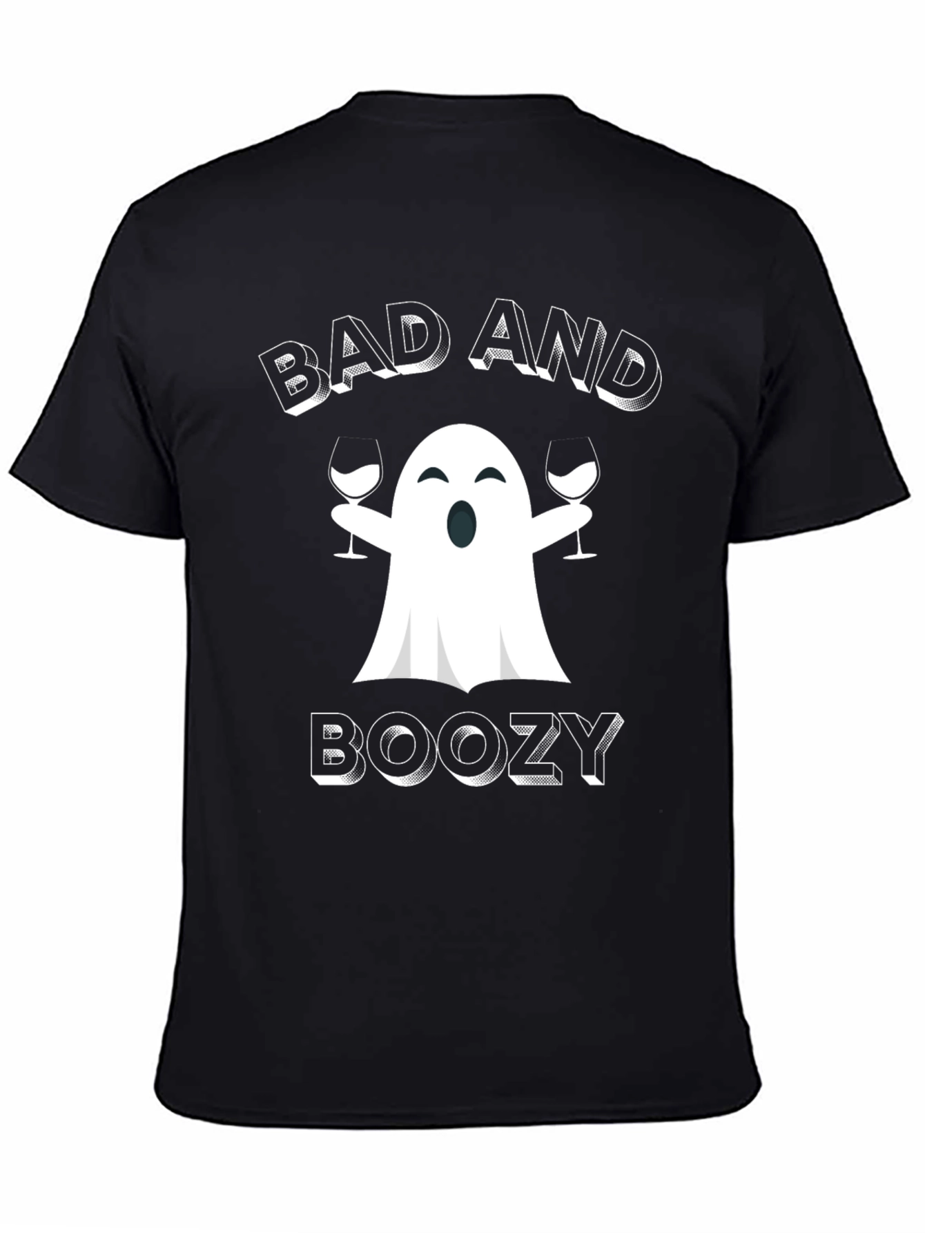 Bad and Boozy Ghost T-Shirt