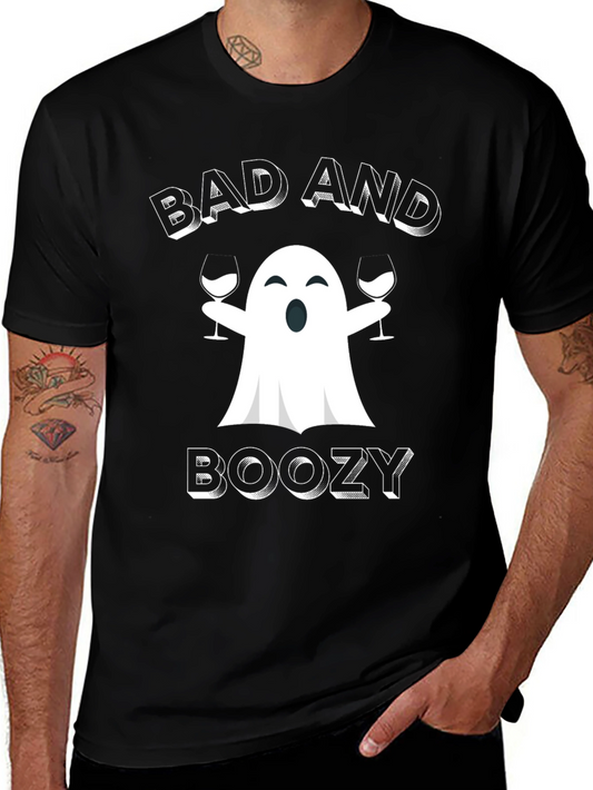 Bad and Boozy Ghost T-Shirt