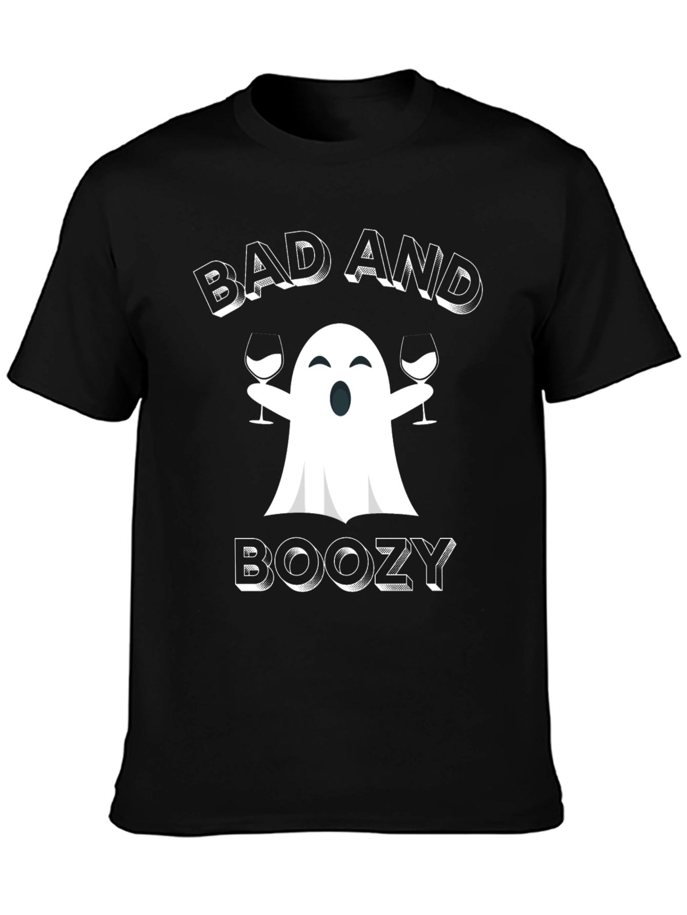 Bad and Boozy Ghost T-Shirt