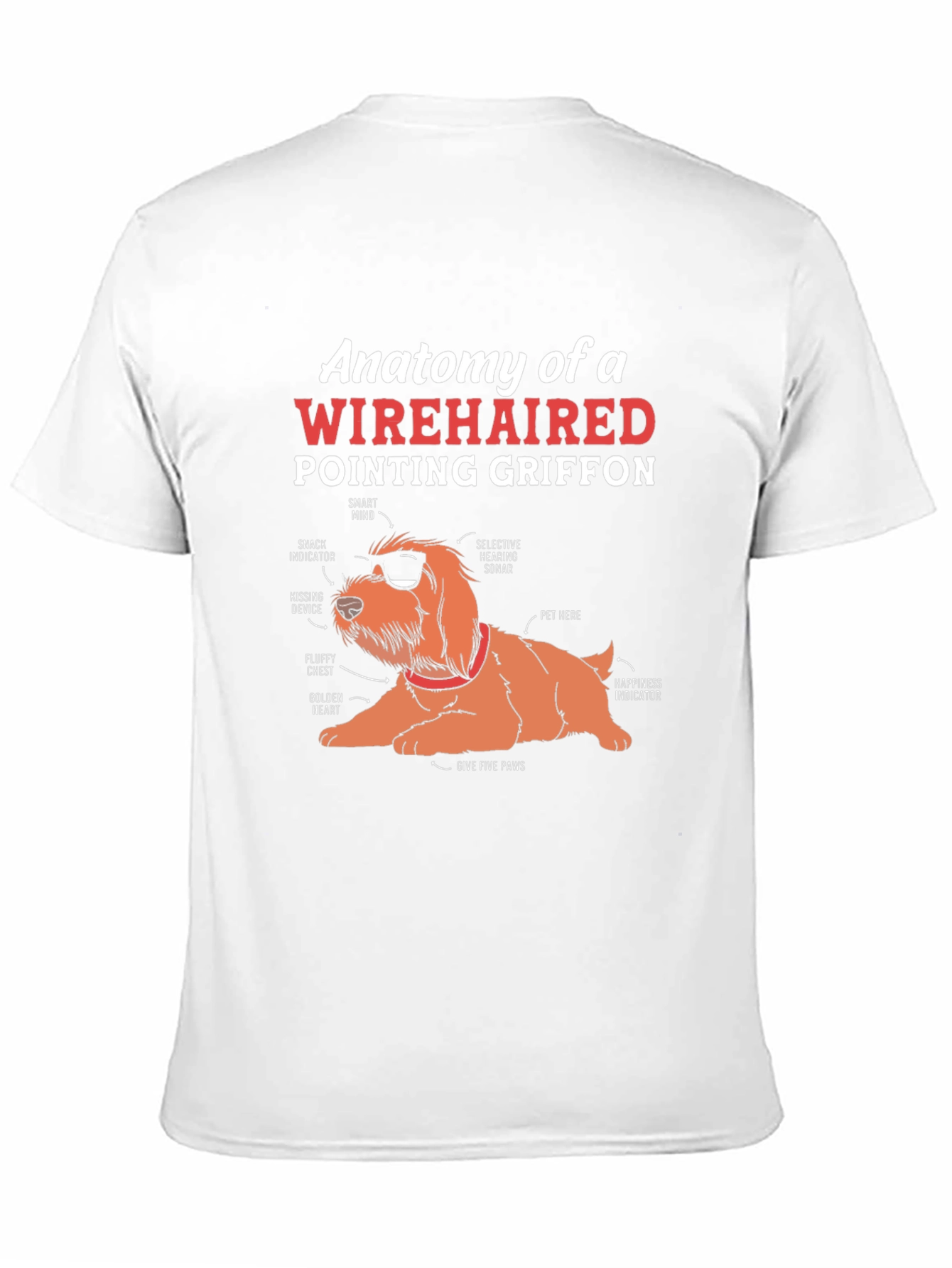 Wirehaired Pointing Griffon Anatomy T-Shirt