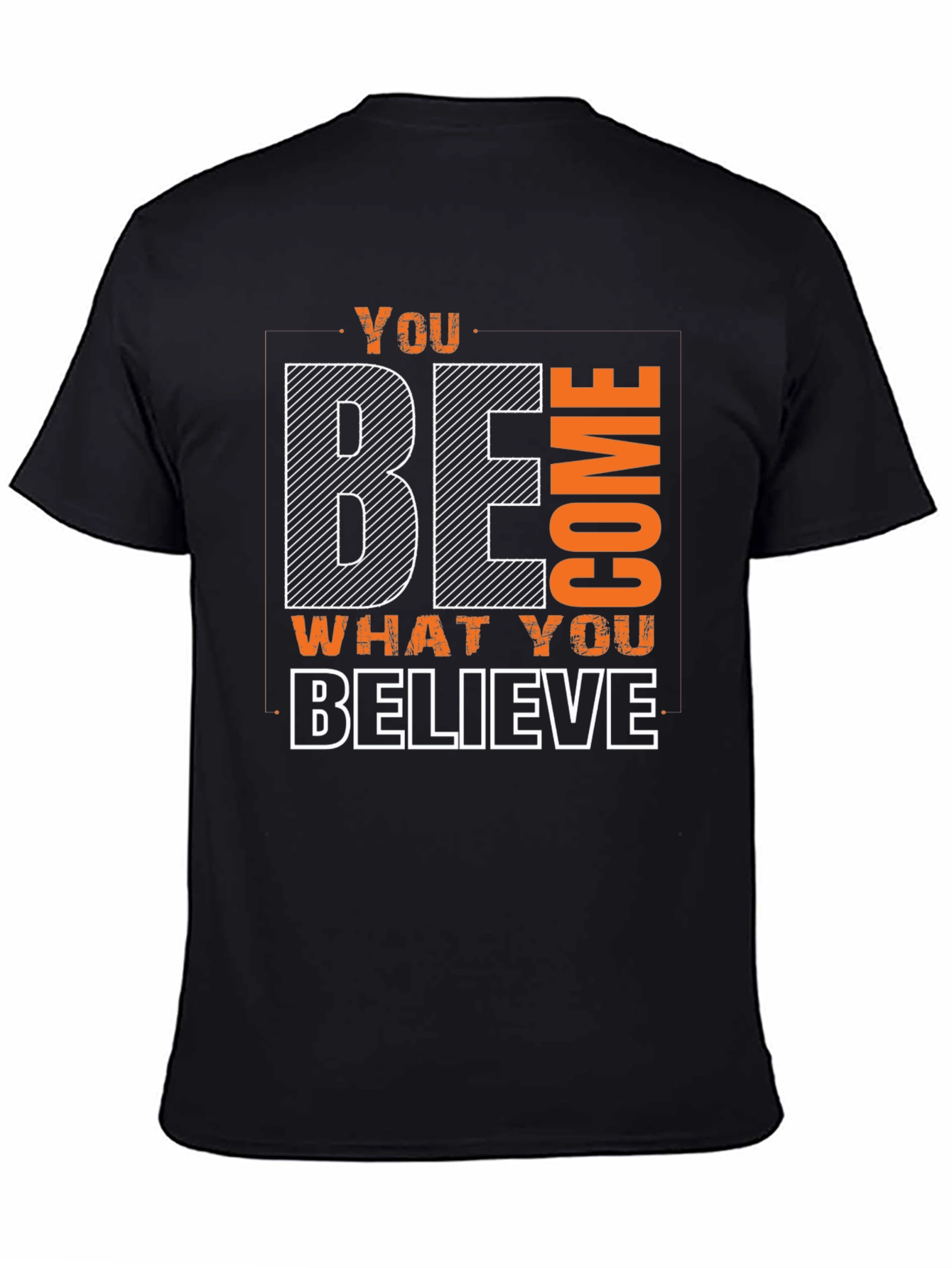 Motivational Graphic Tee: Believe & Become