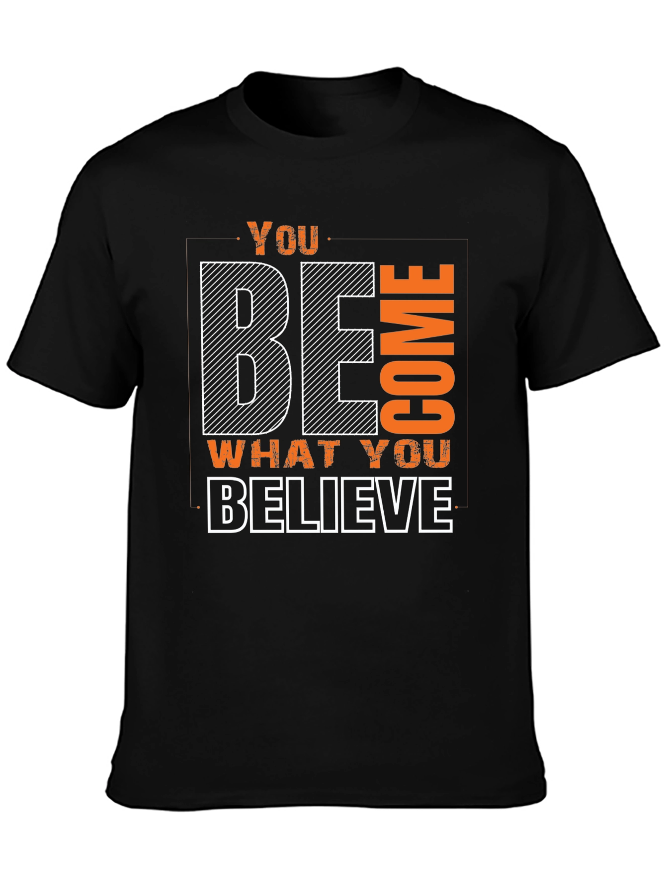 Motivational Graphic Tee: Believe & Become