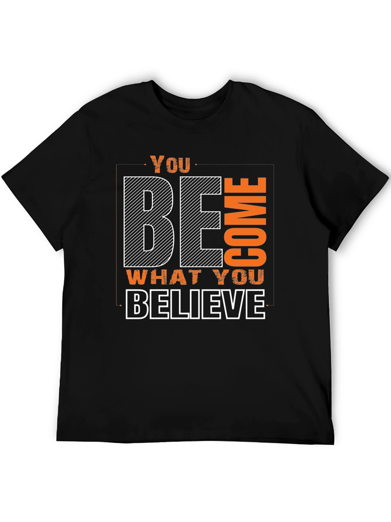 Motivational Graphic Tee: Believe & Become