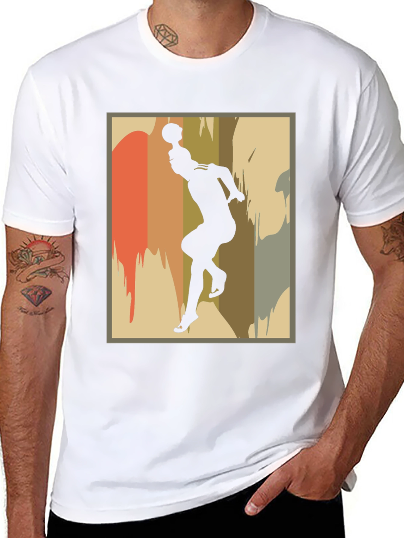 Retro Silhouette Graphic T-Shirt