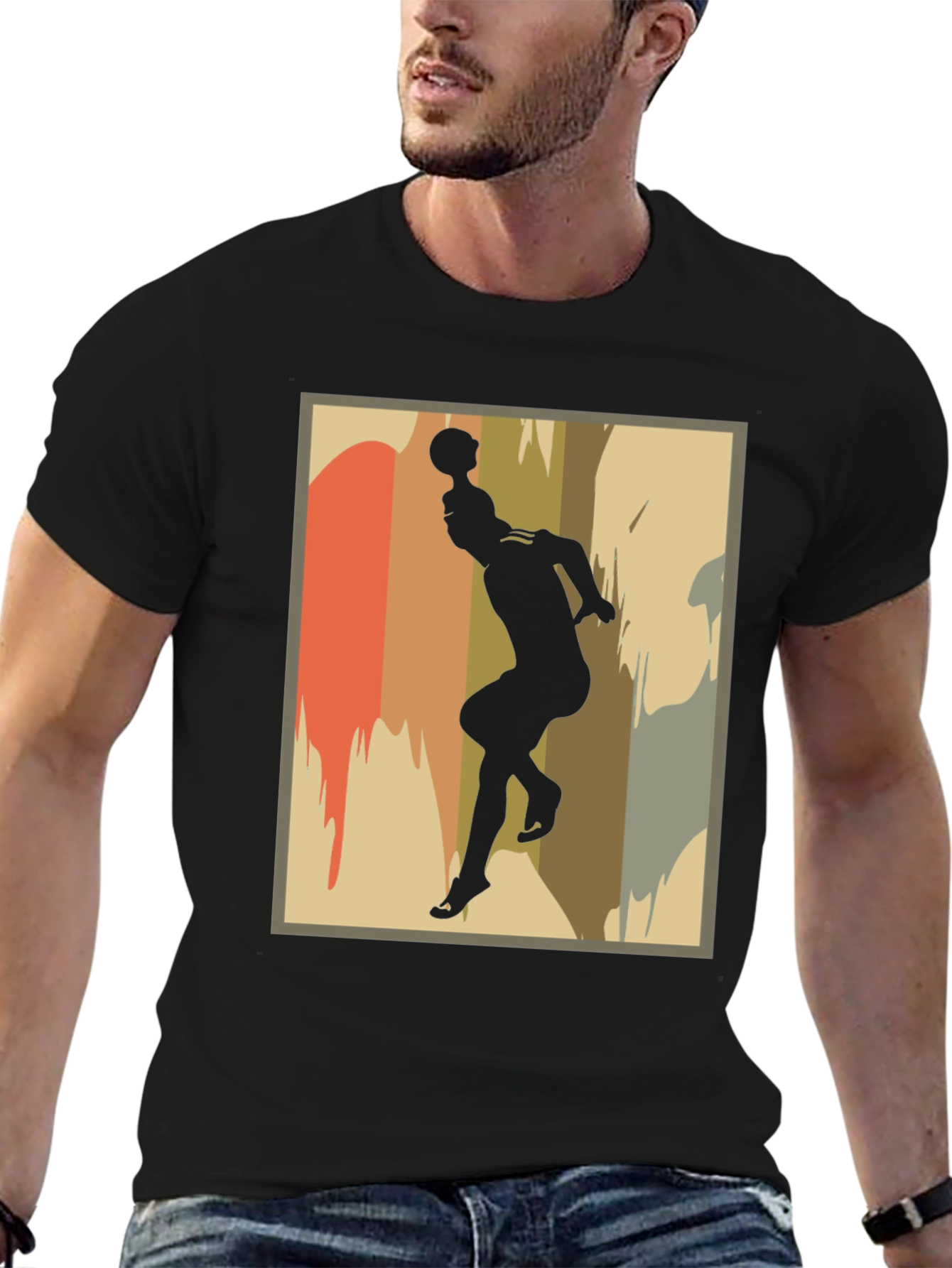 Retro Silhouette Graphic T-Shirt