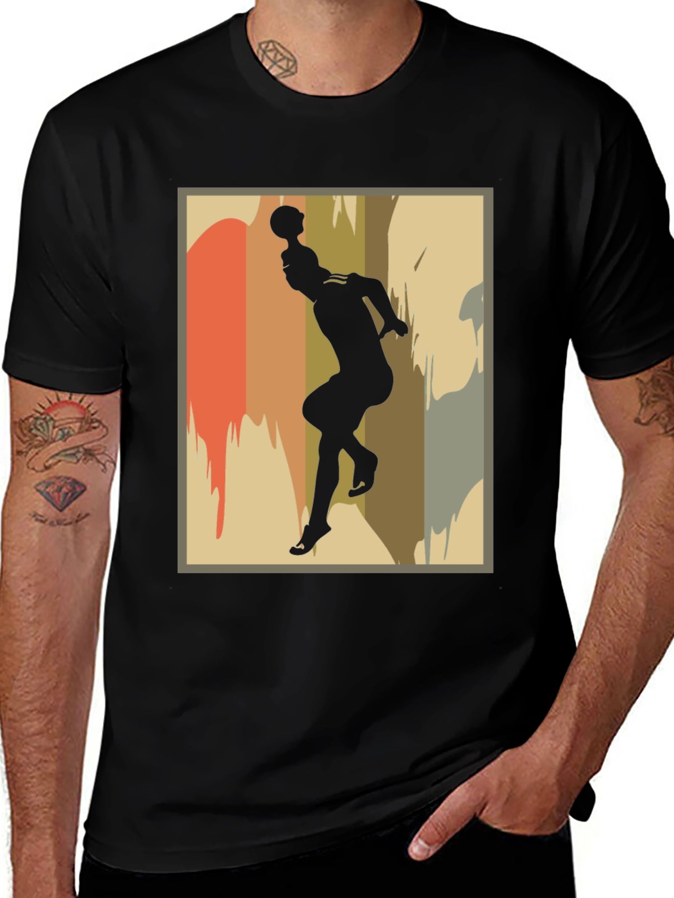Retro Silhouette Graphic T-Shirt