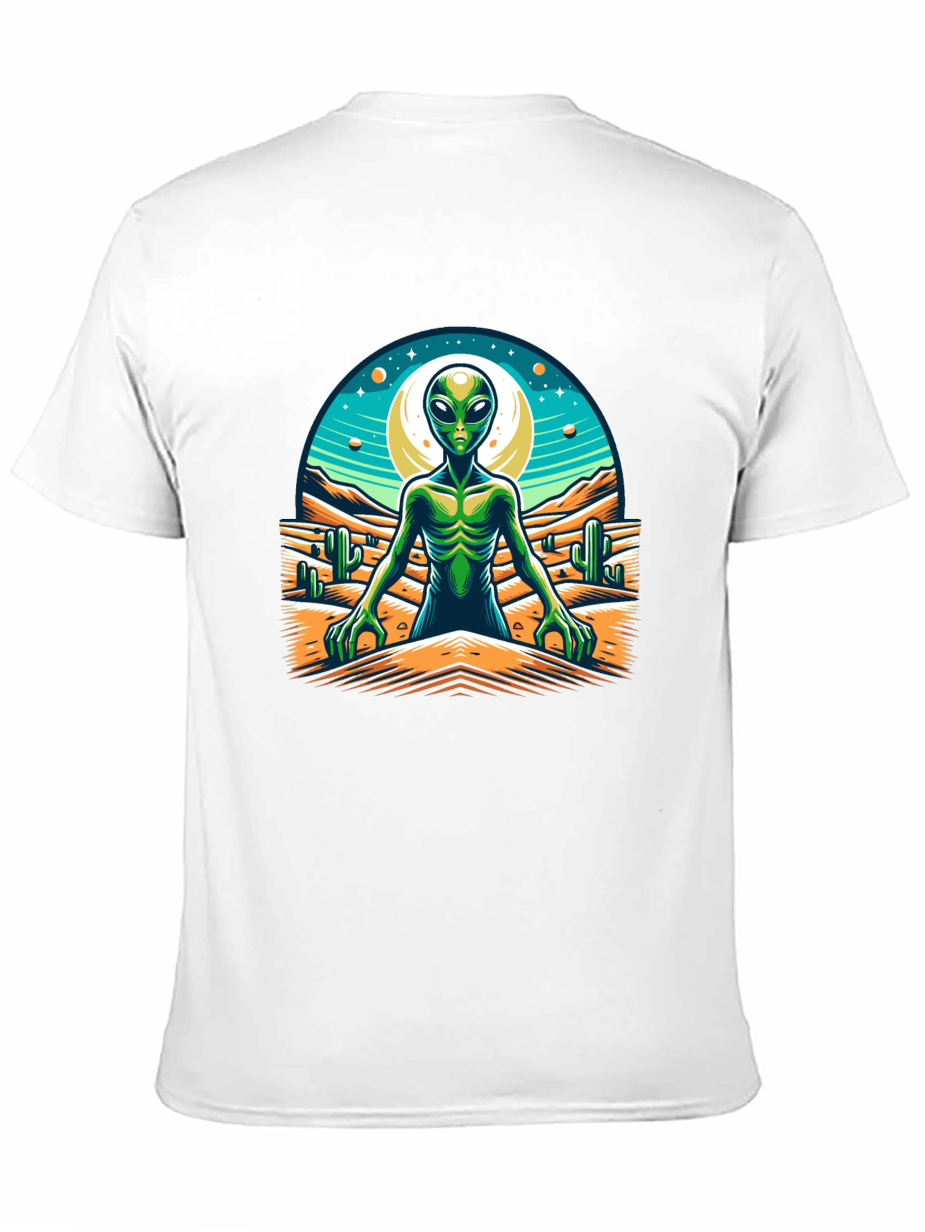 Alien Desert Graphic Tee - Black