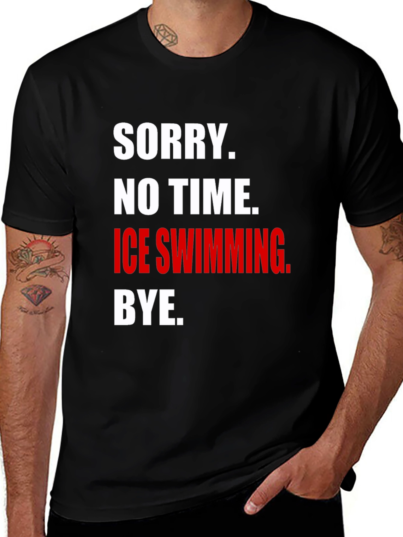 Ice Swimming Graphic Tee