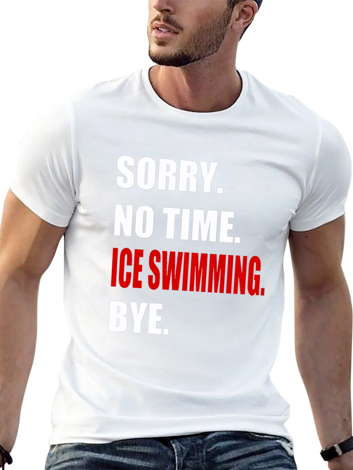 Ice Swimming Graphic Tee