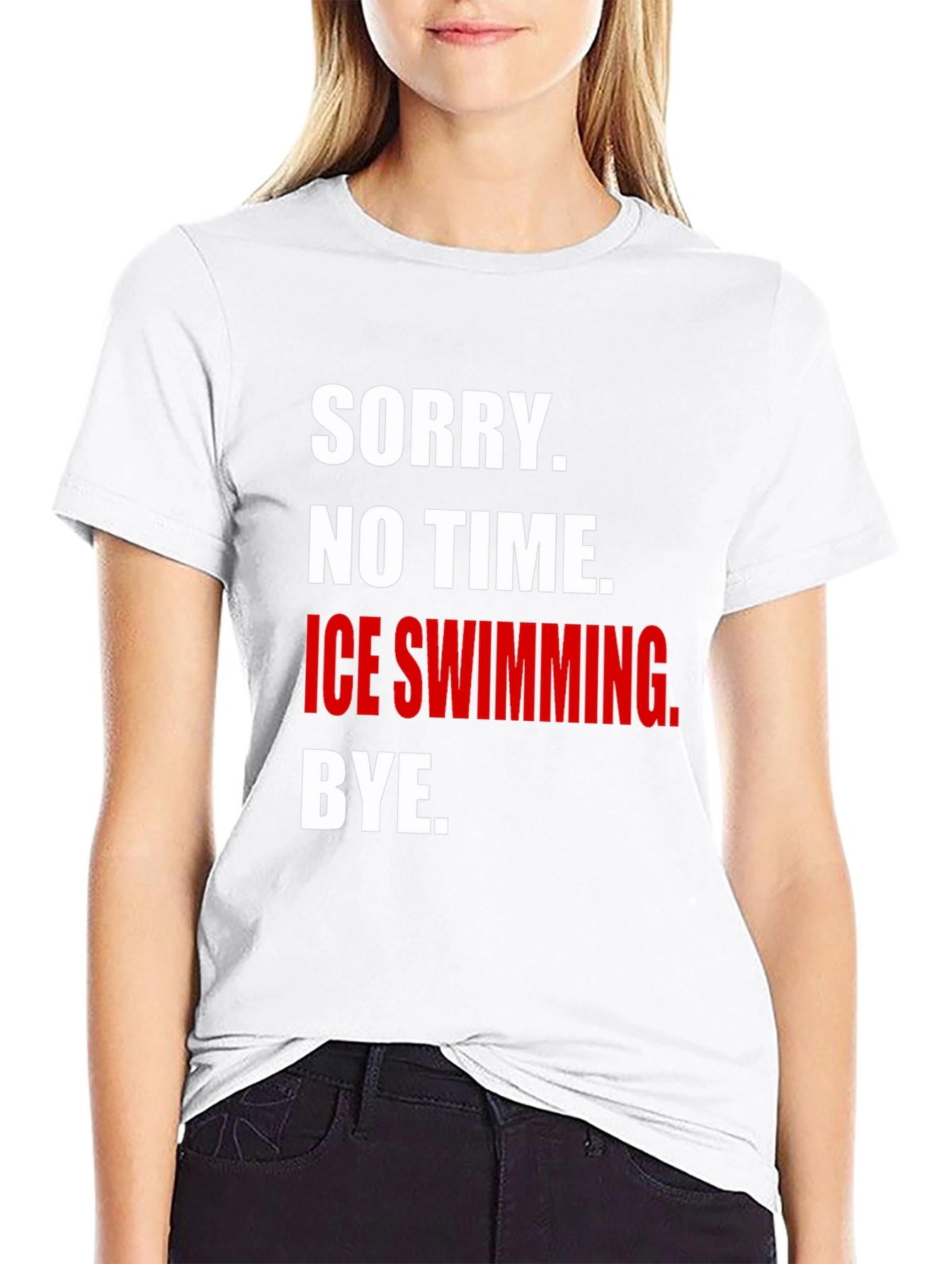 Ice Swimming Graphic Tee