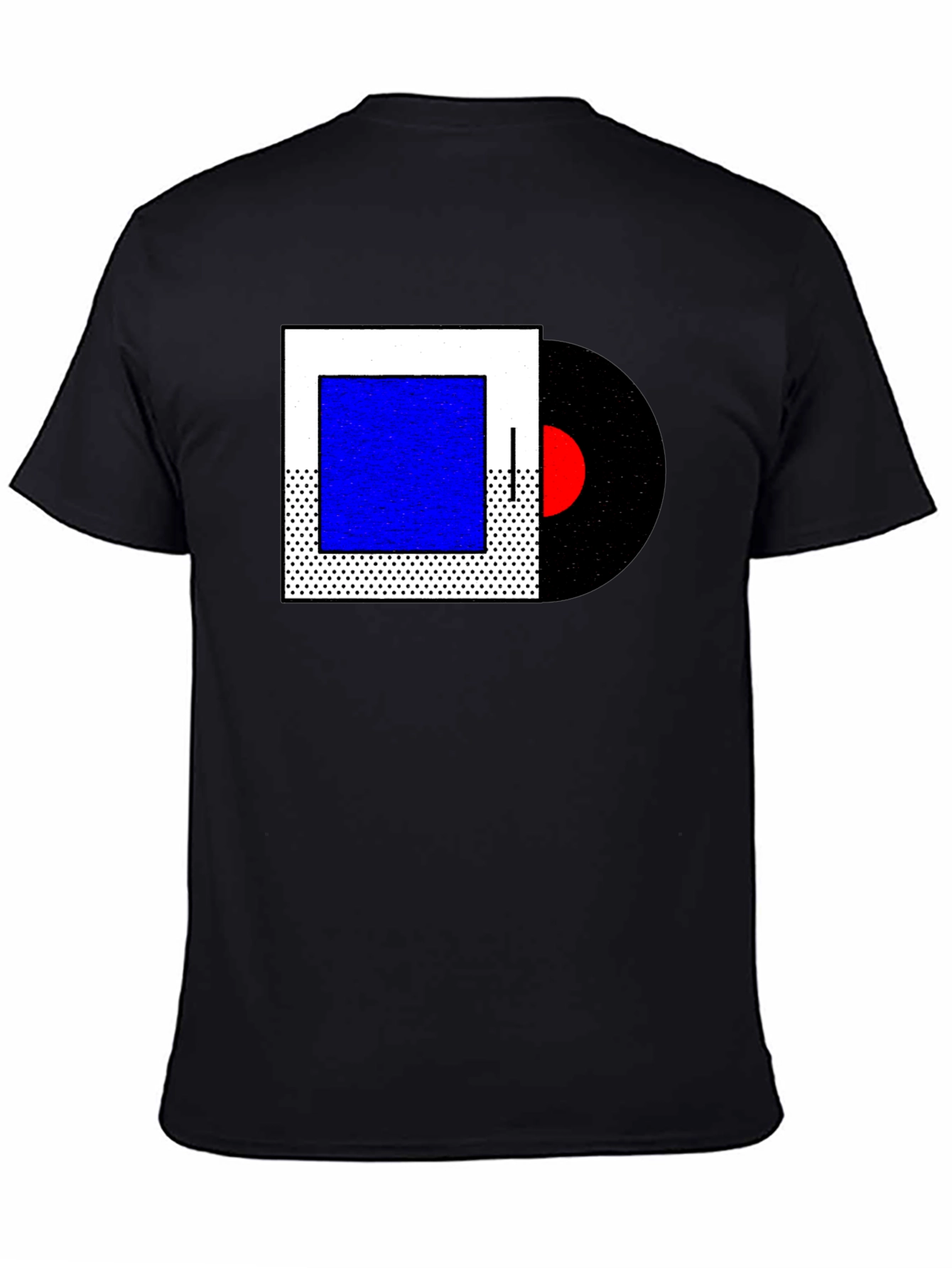 Abstract Geometric Music Record T-Shirt