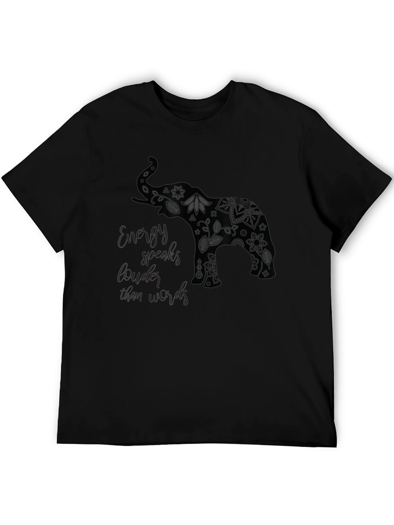 Energy Elephant Tee - Speak Louder Than Words!