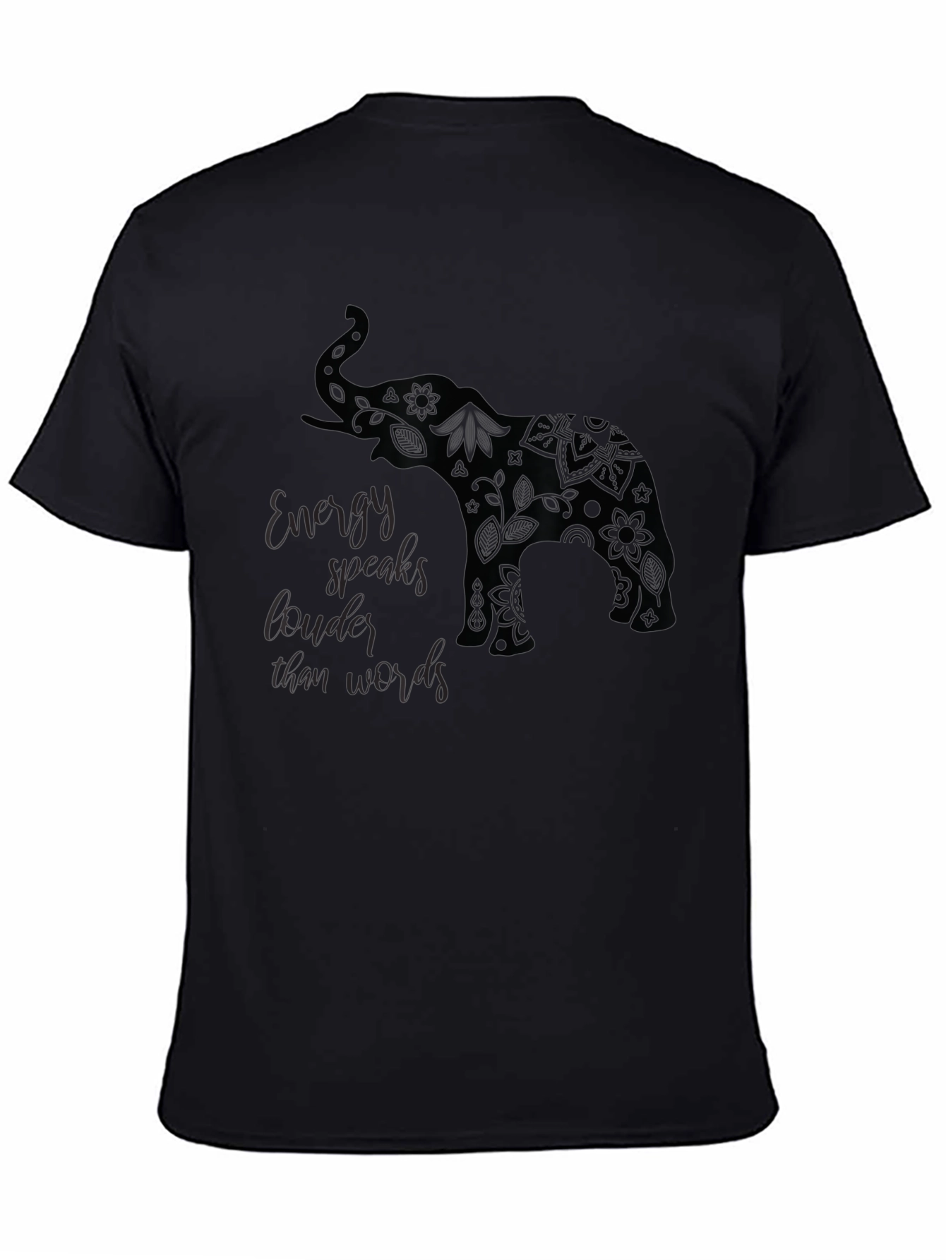 Energy Elephant Tee - Speak Louder Than Words!