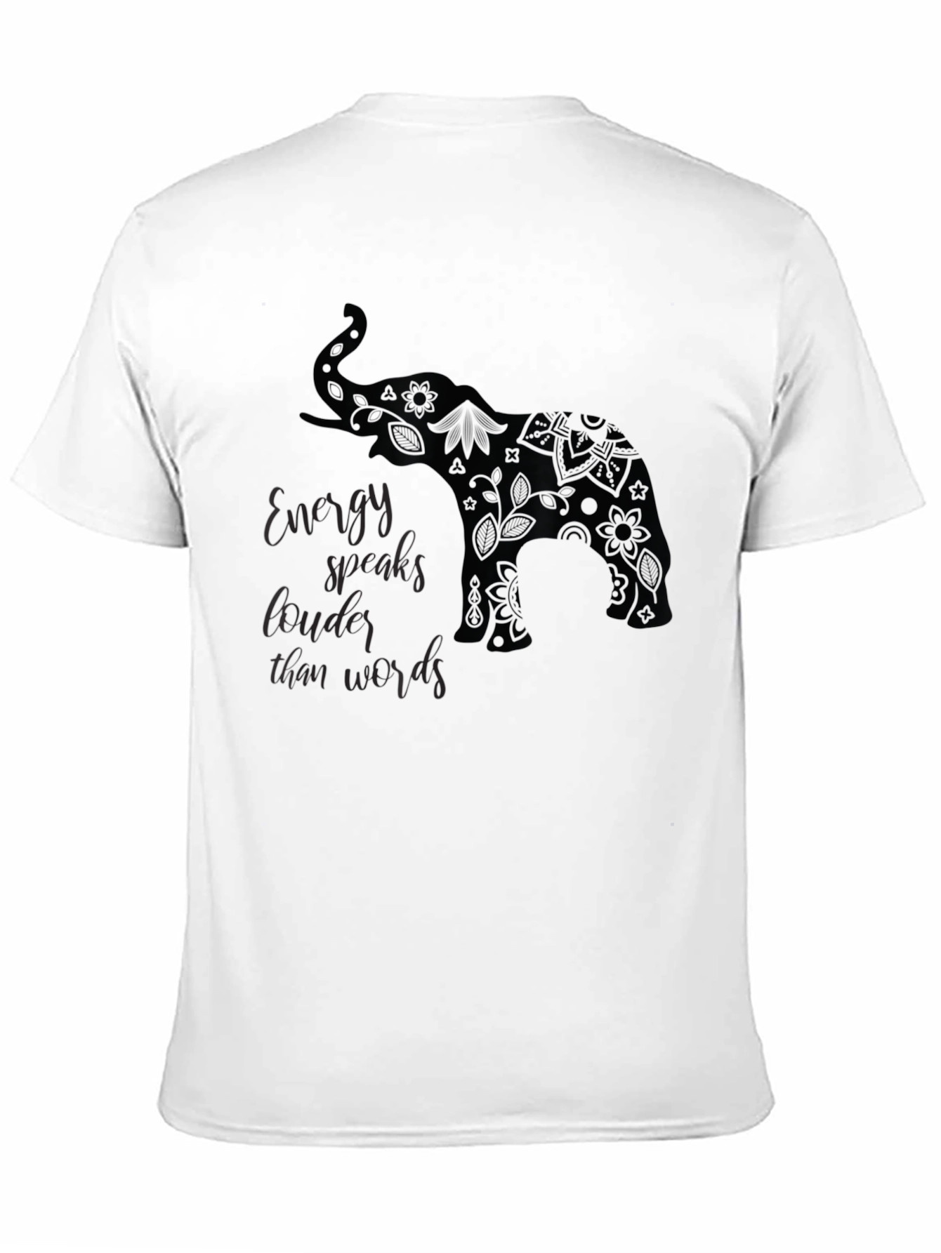 Energy Elephant Tee - Speak Louder Than Words!
