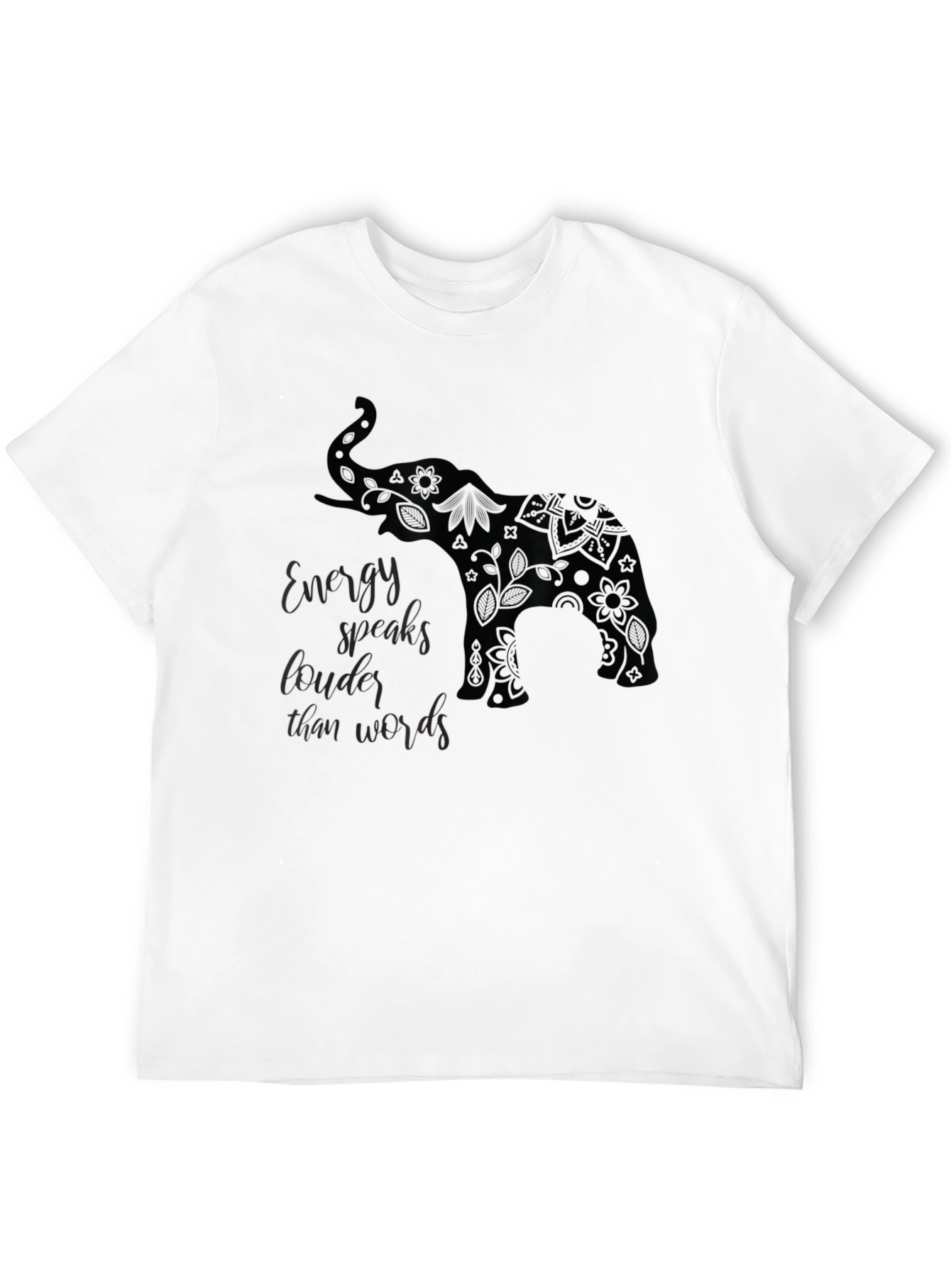 Energy Elephant Tee - Speak Louder Than Words!
