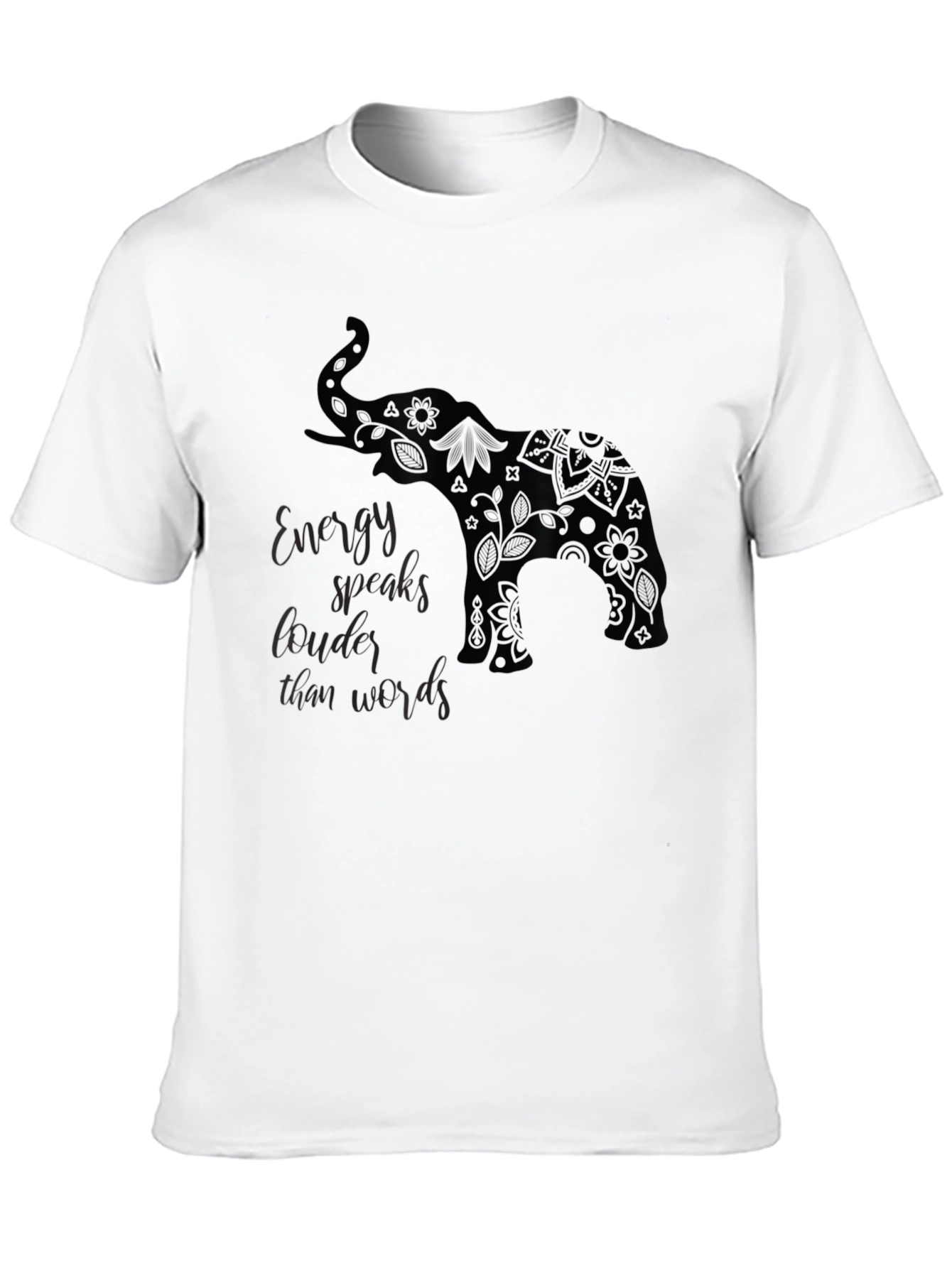 Energy Elephant Tee - Speak Louder Than Words!