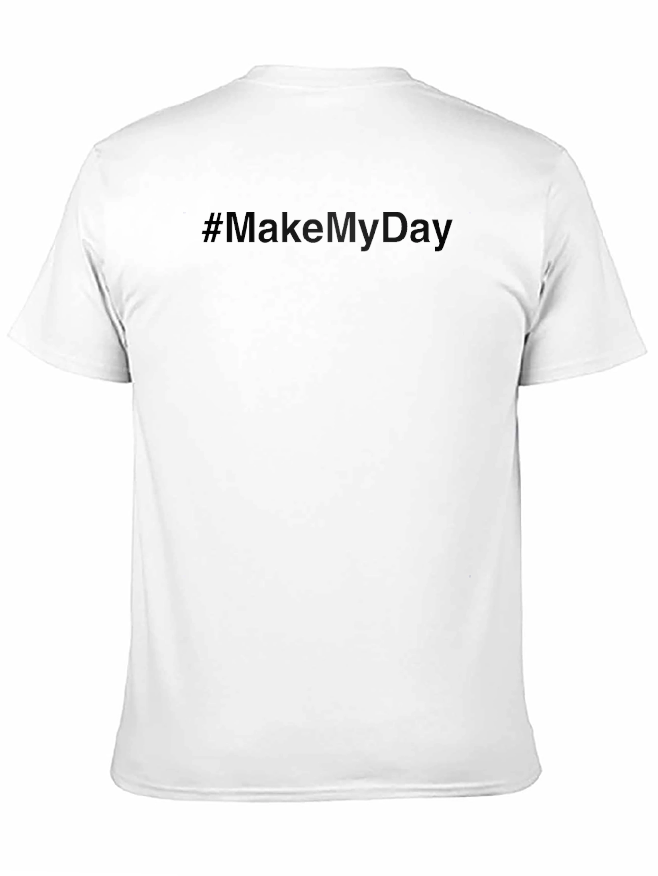 MakeMyDay Mens Black T-Shirt