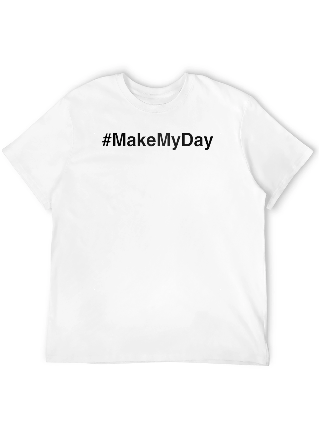 MakeMyDay Mens Black T-Shirt