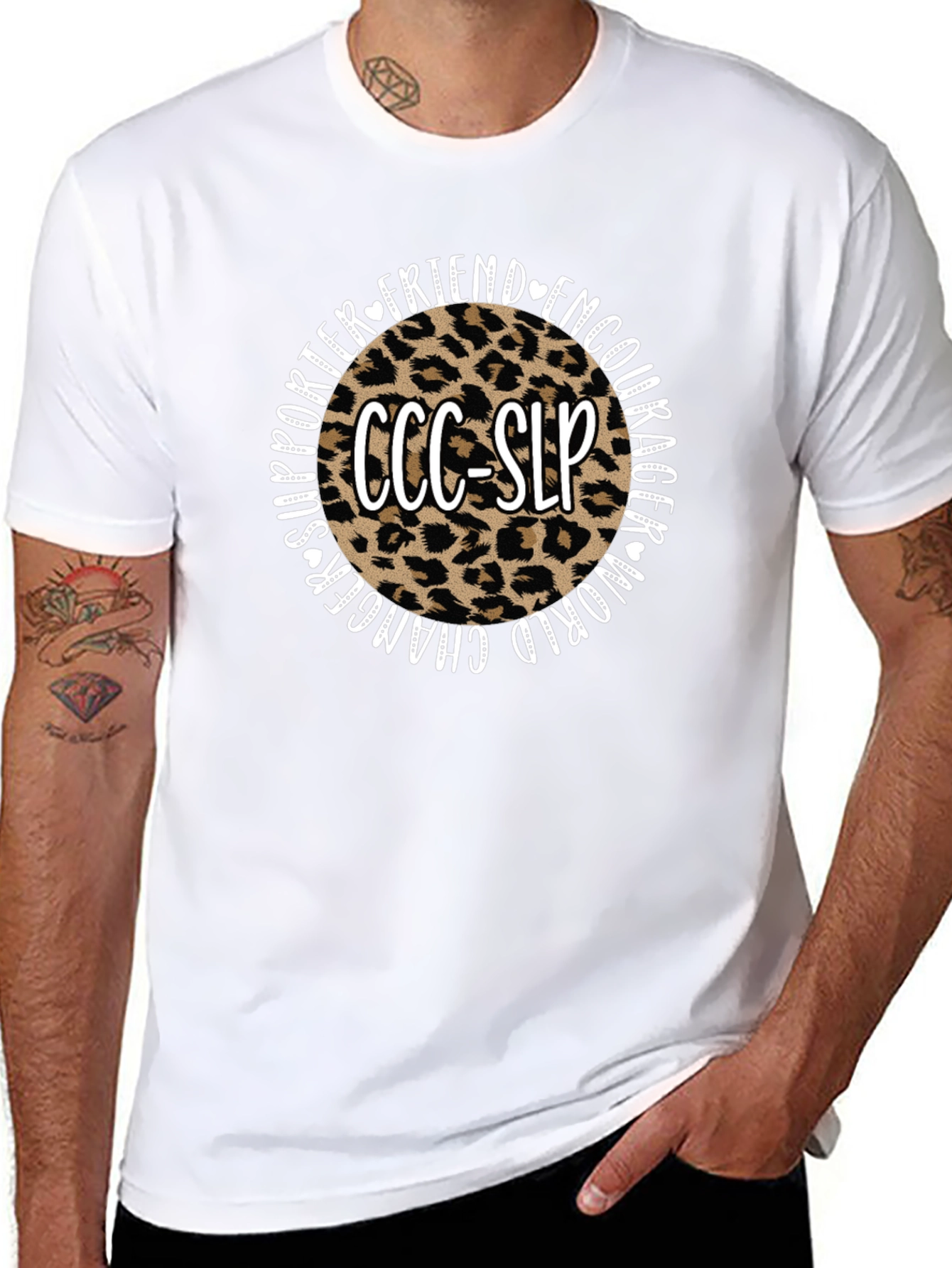 CCC-SLP Leopard Print T-Shirt