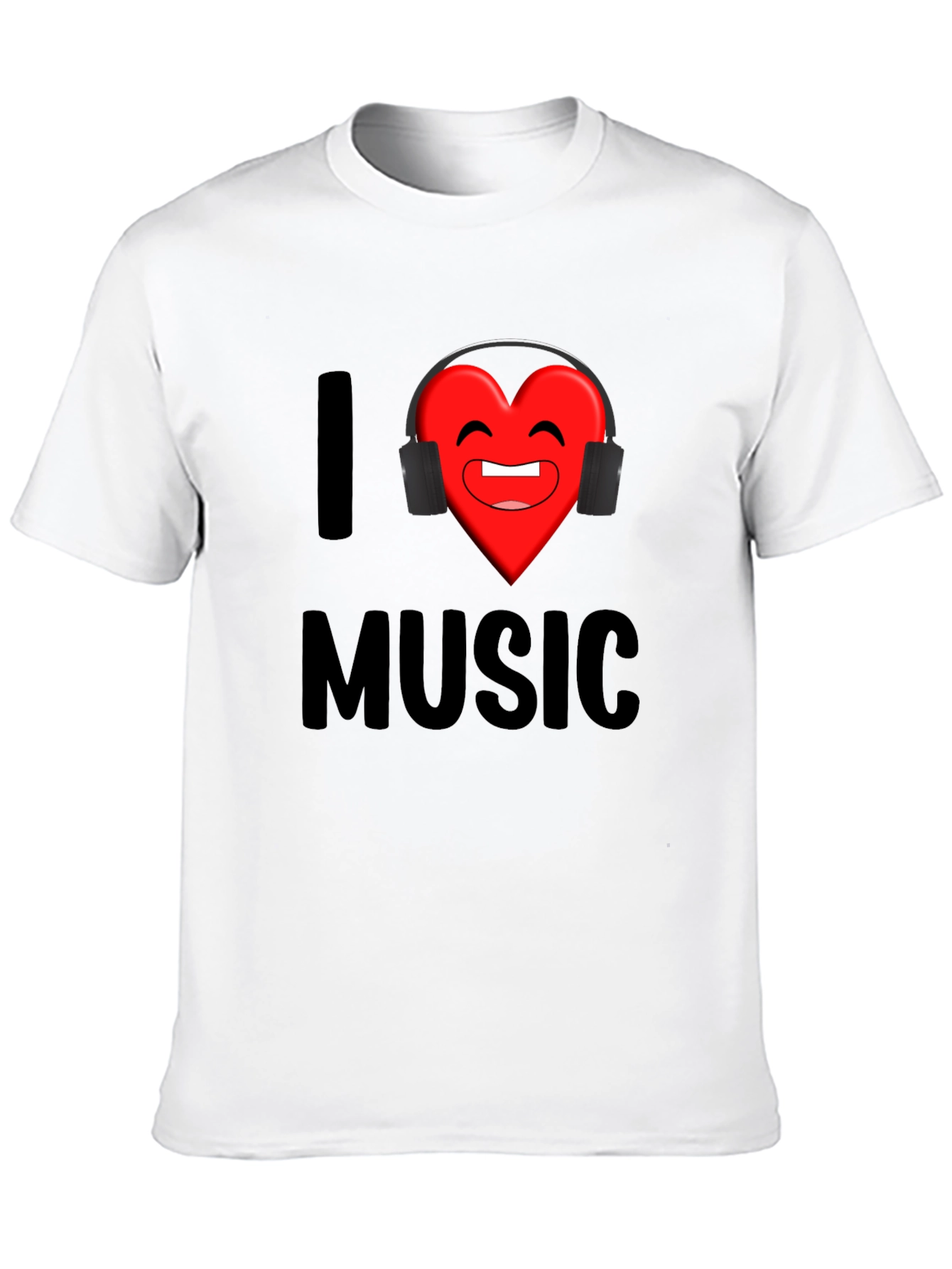 I Heart Music Graphic Print T-Shirt