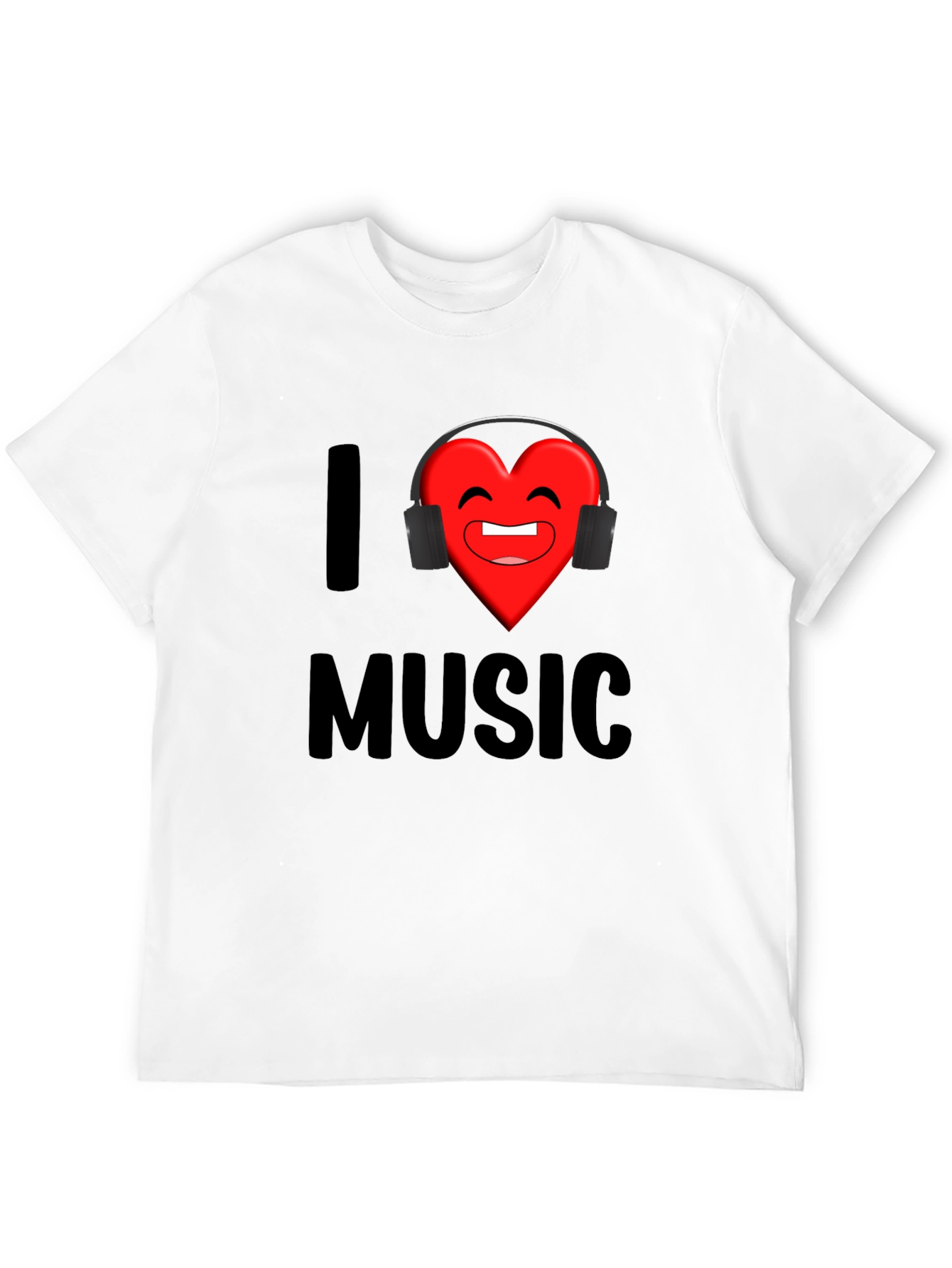I Heart Music Graphic Print T-Shirt
