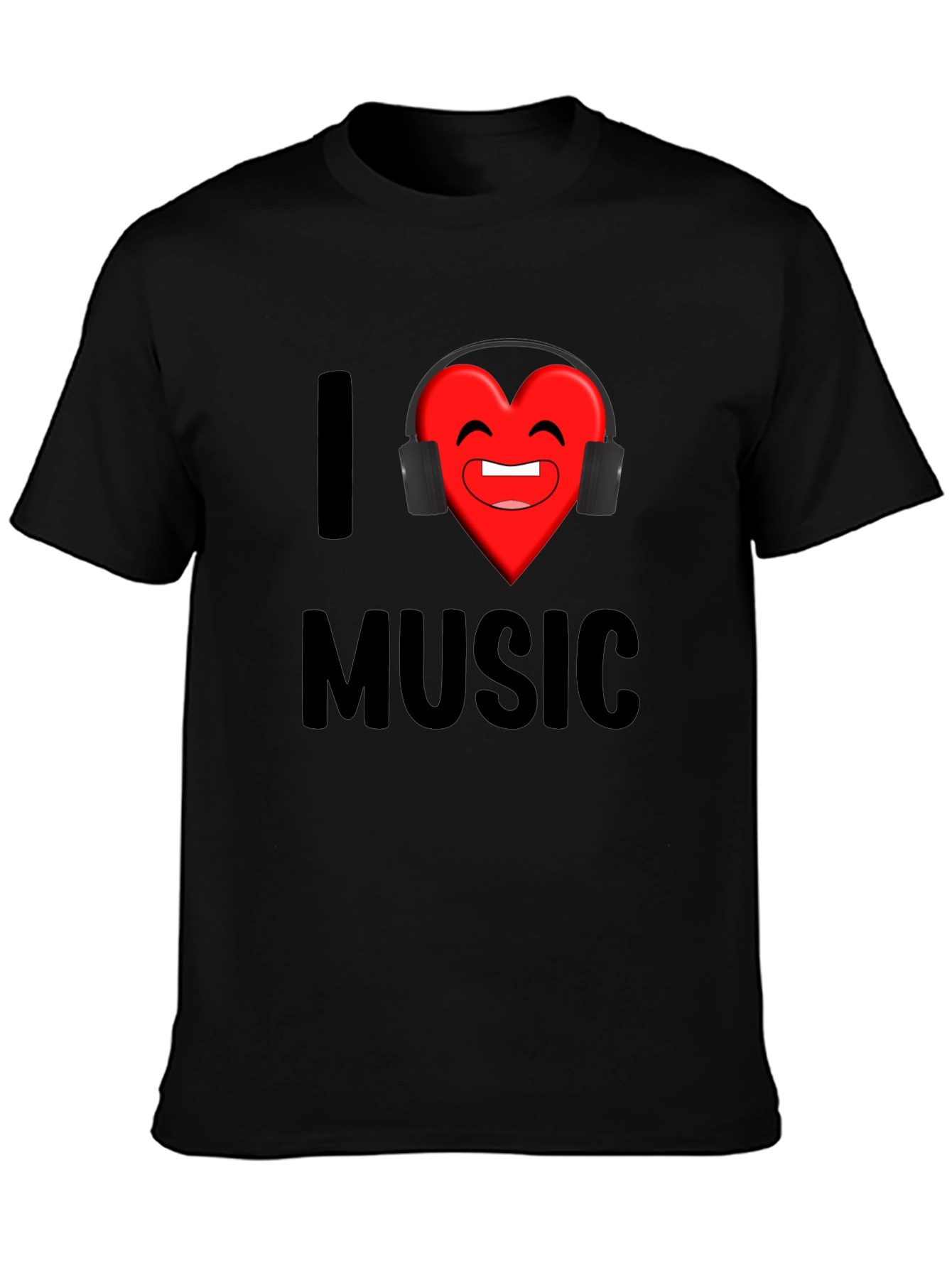 I Heart Music Graphic Print T-Shirt
